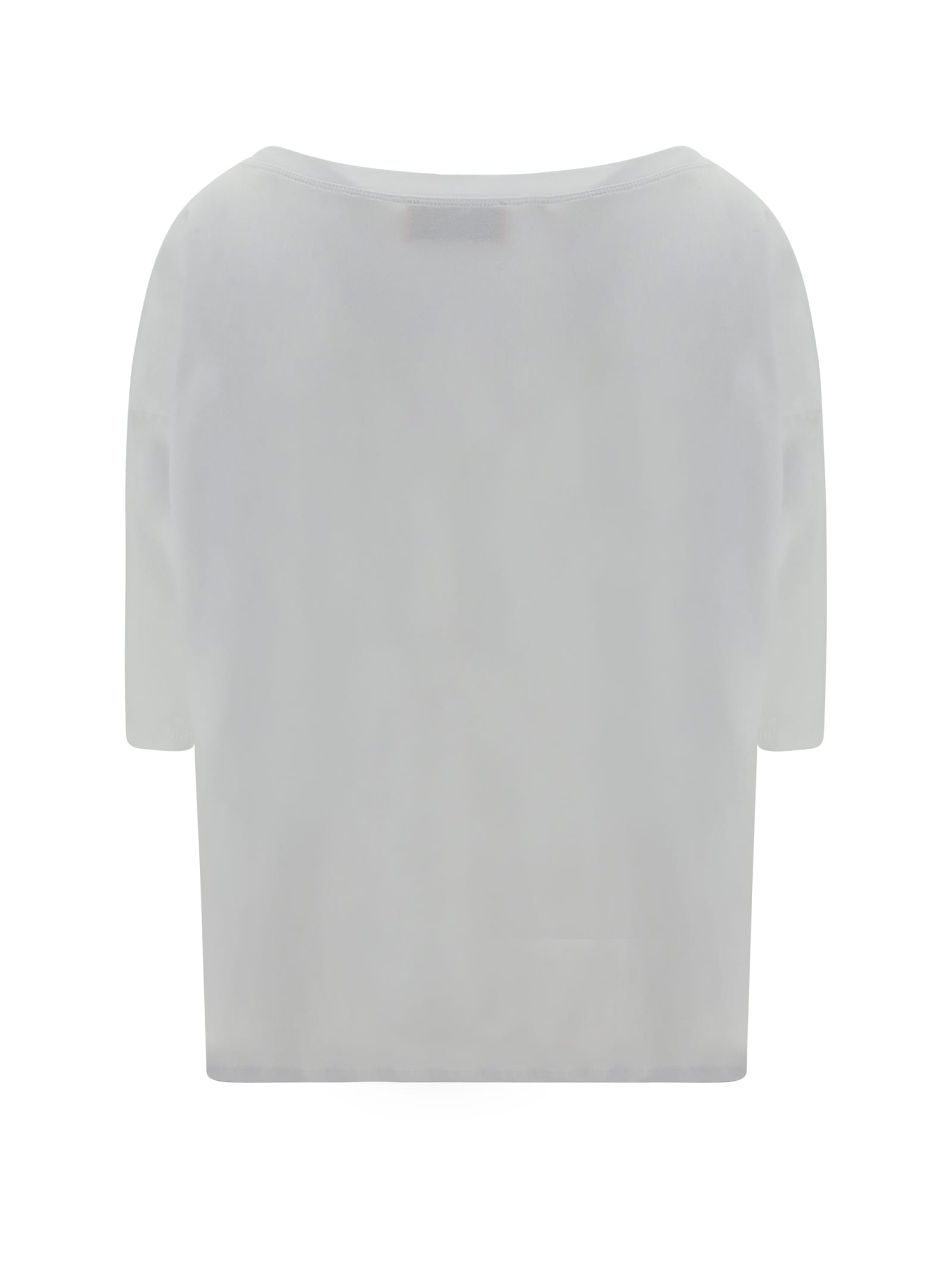 Shop Wild Cashmere T-shirt In Off-white 001