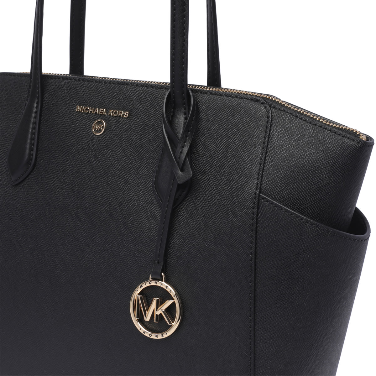 Shop Michael Kors Marilyn Shoulder Bag In Black