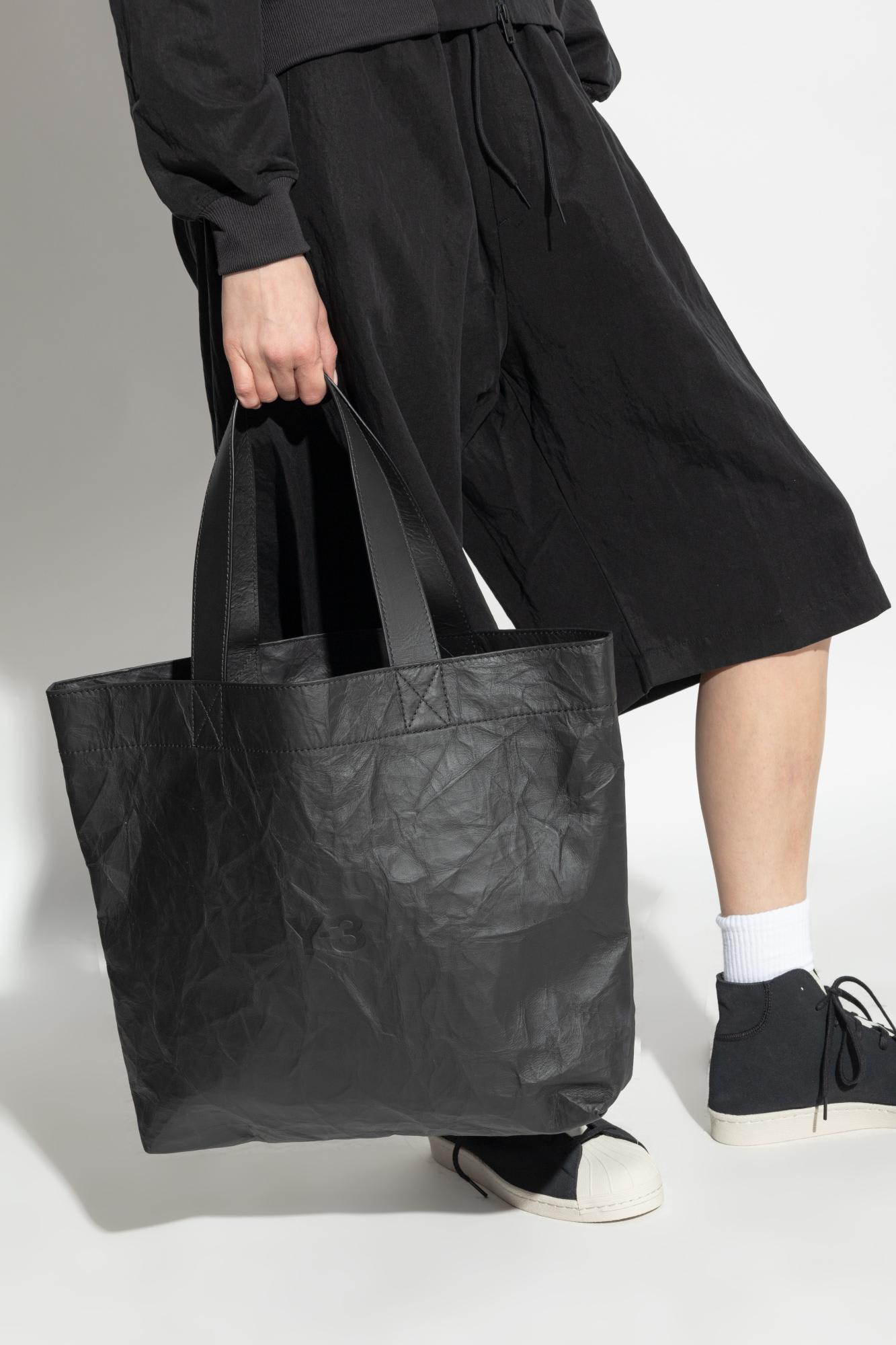 Y-3 Shopper Bag With Logo In Black