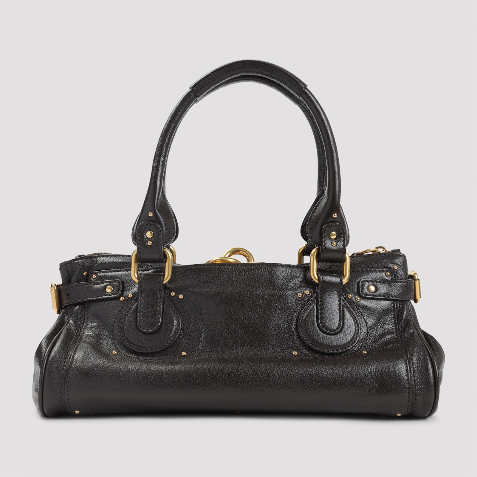 Chloé Dark Brown Paddington Shoulder Bag