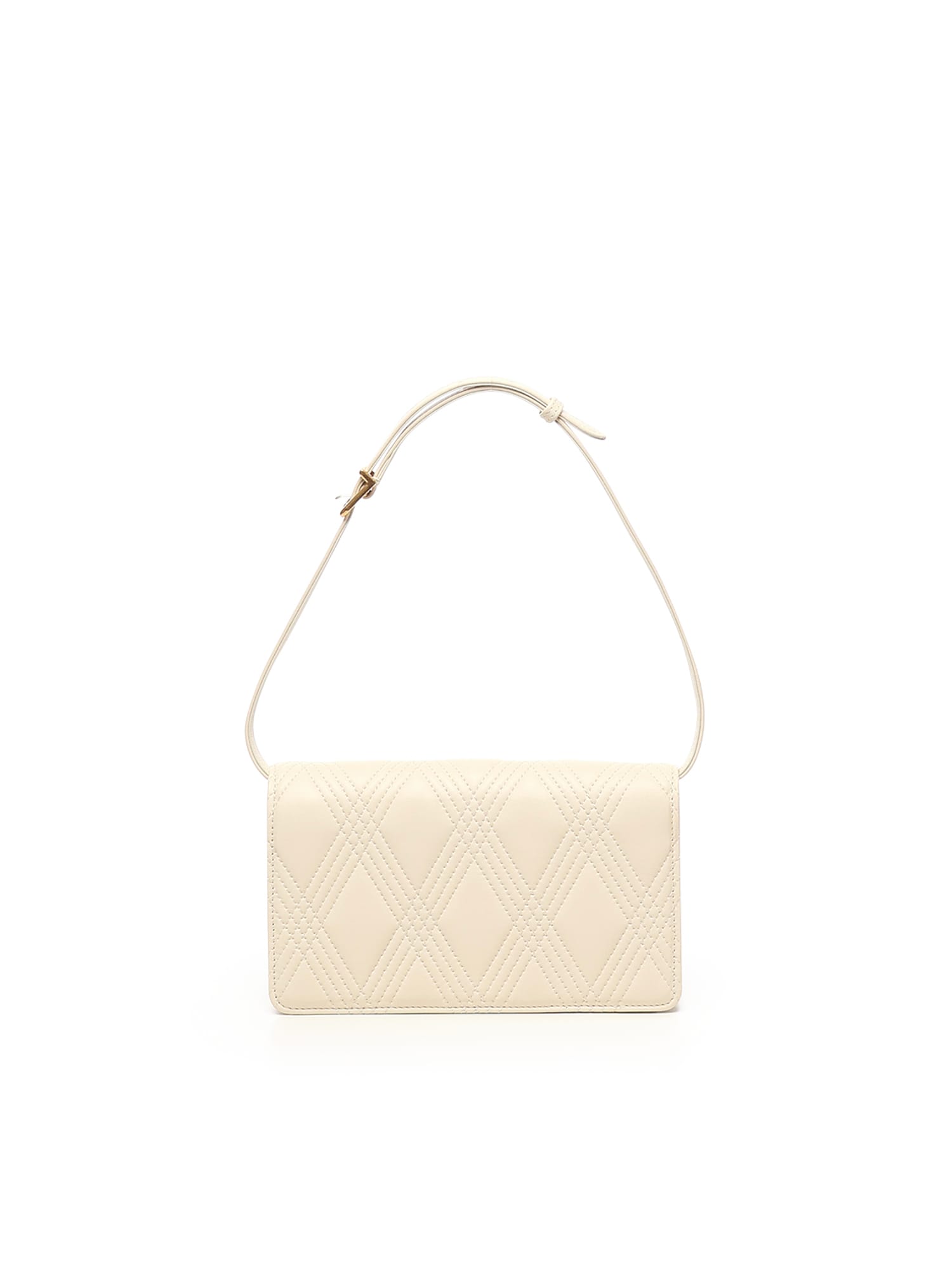 Valentino Quiltie 67 Mini Shoulder Bag In White