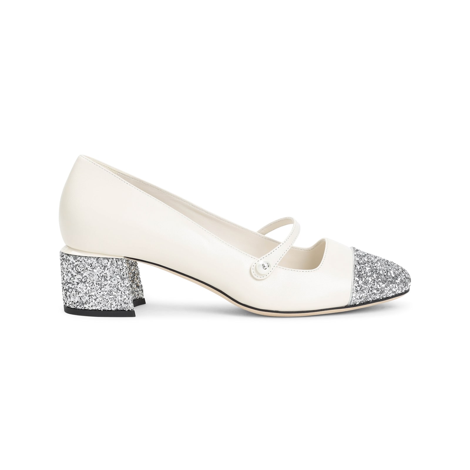 Jimmy Choo Heels In Silver Latte