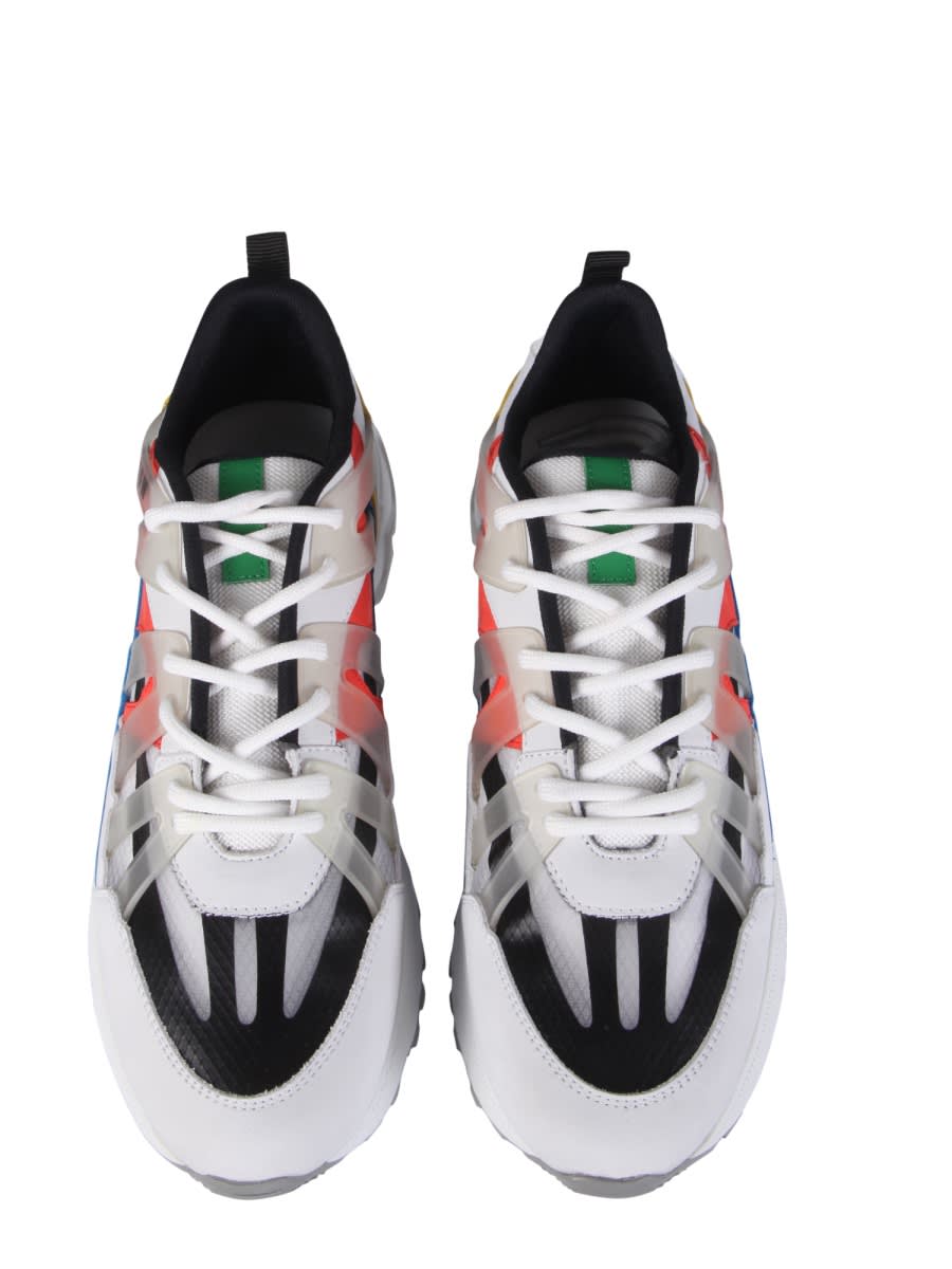 Shop Msgm Trainers Sneakers In Multicolour