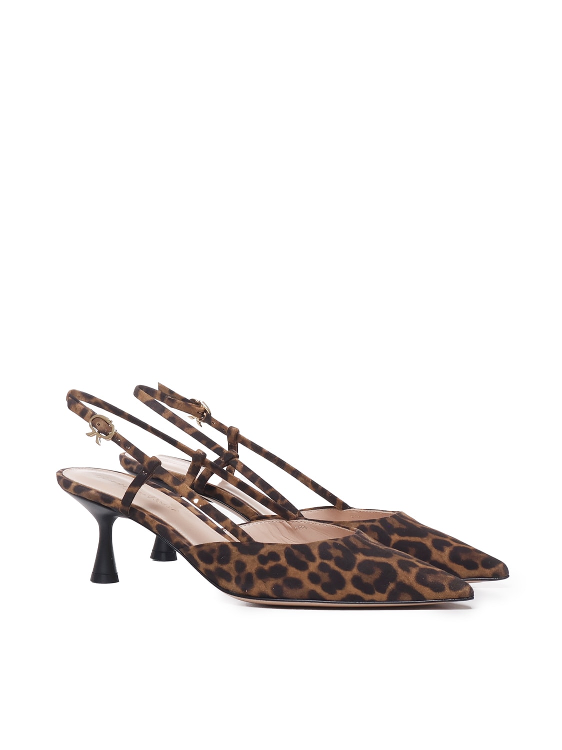 Shop Gianvito Rossi Ascent Leopard Pumps In Leopard Print