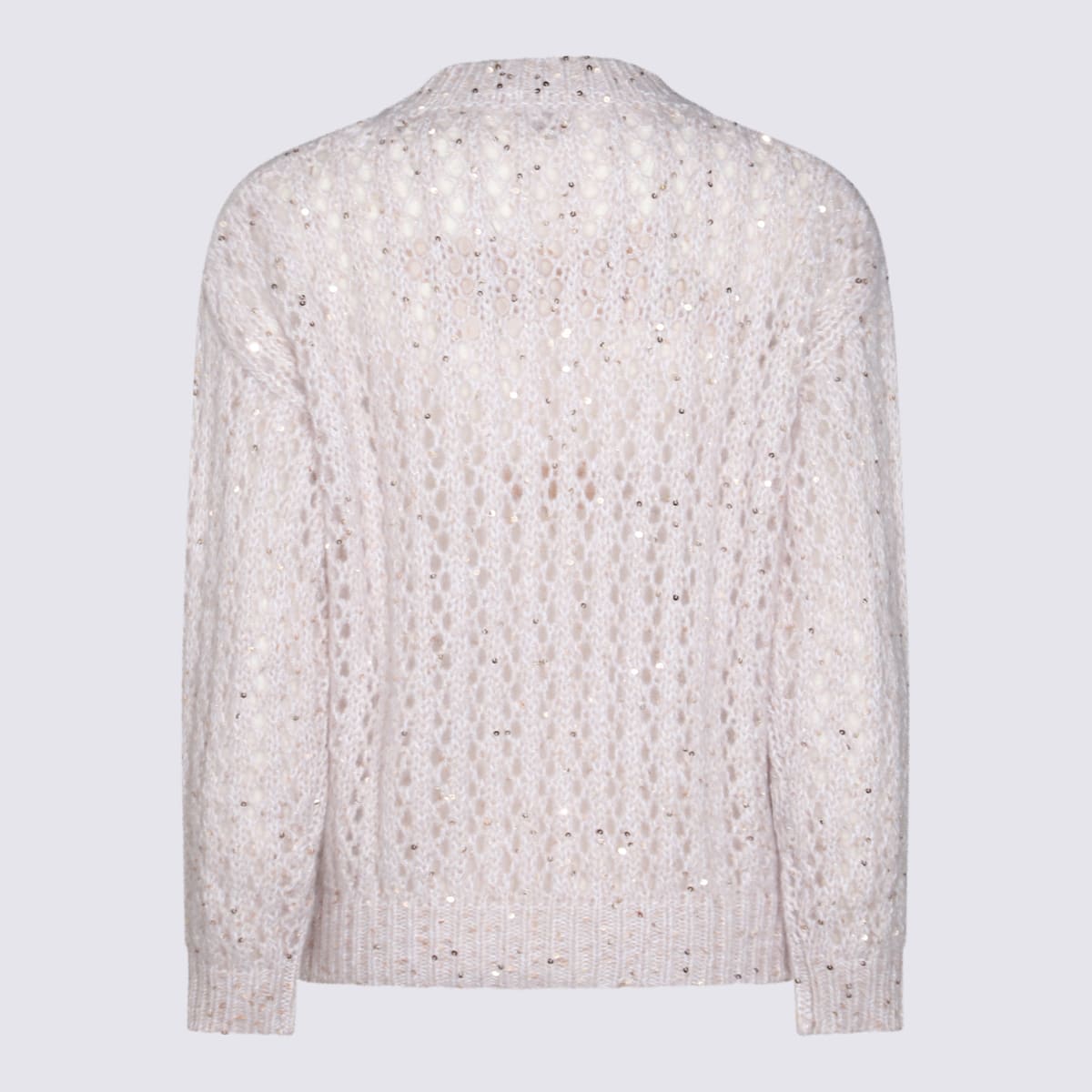 Shop Eleventy White Cotton Knitwear