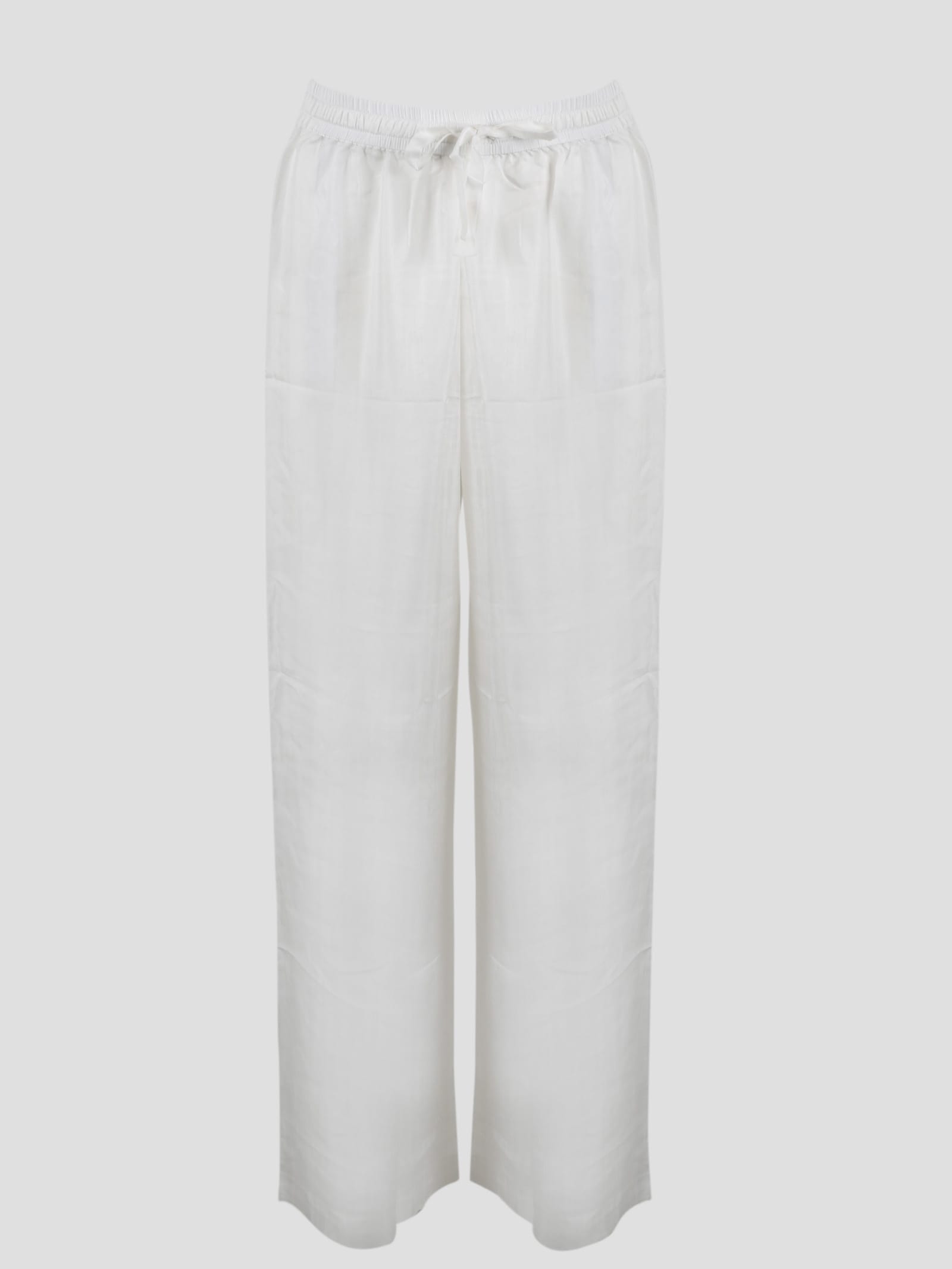 Shop The Rose Ibiza Wide Trousers In White