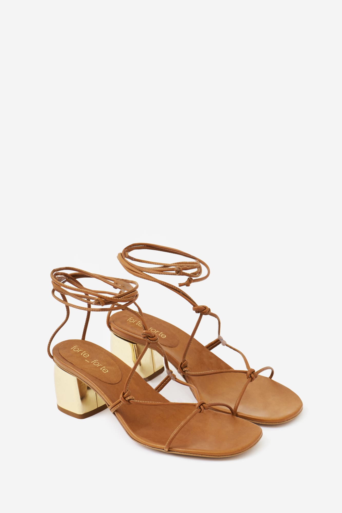 Forte Forte Heel Sandals In Brown