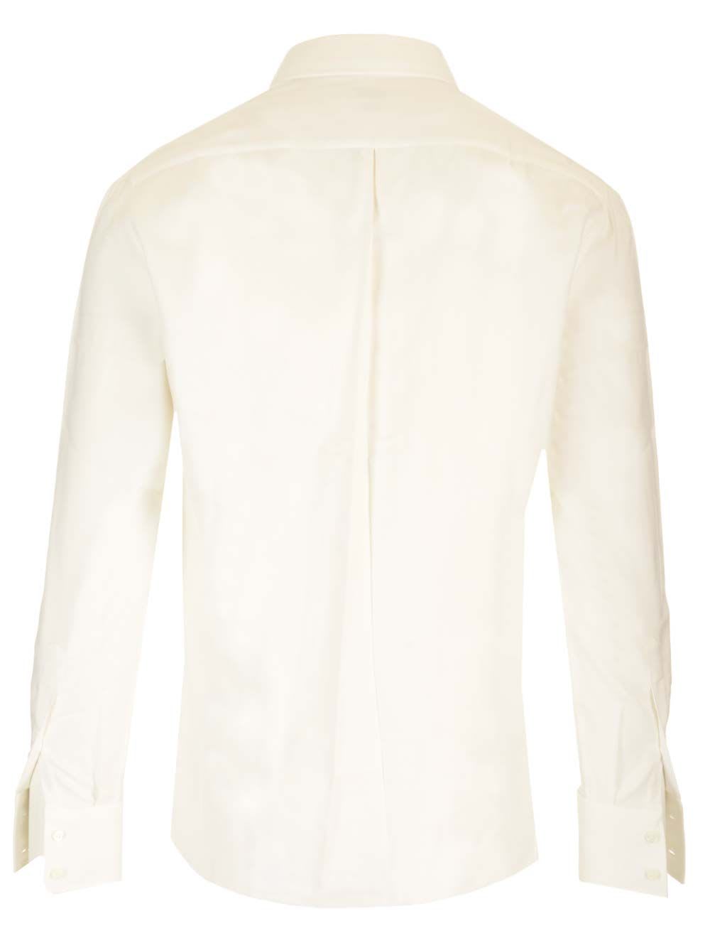 Shop Brunello Cucinelli Slim Fit Shirt In Beige