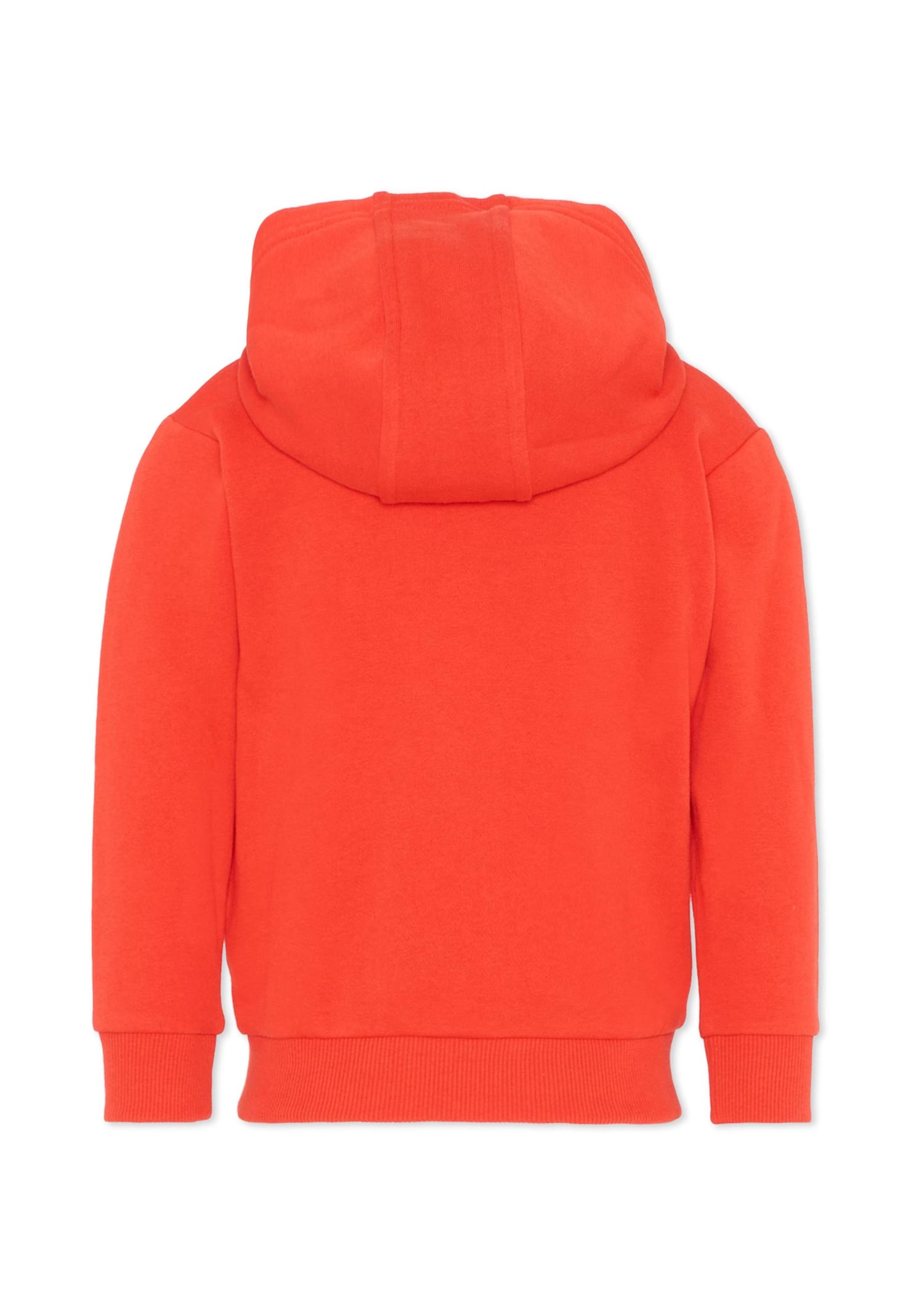 Timberland Red Sweatshirt For Boy With Logo Print In Red