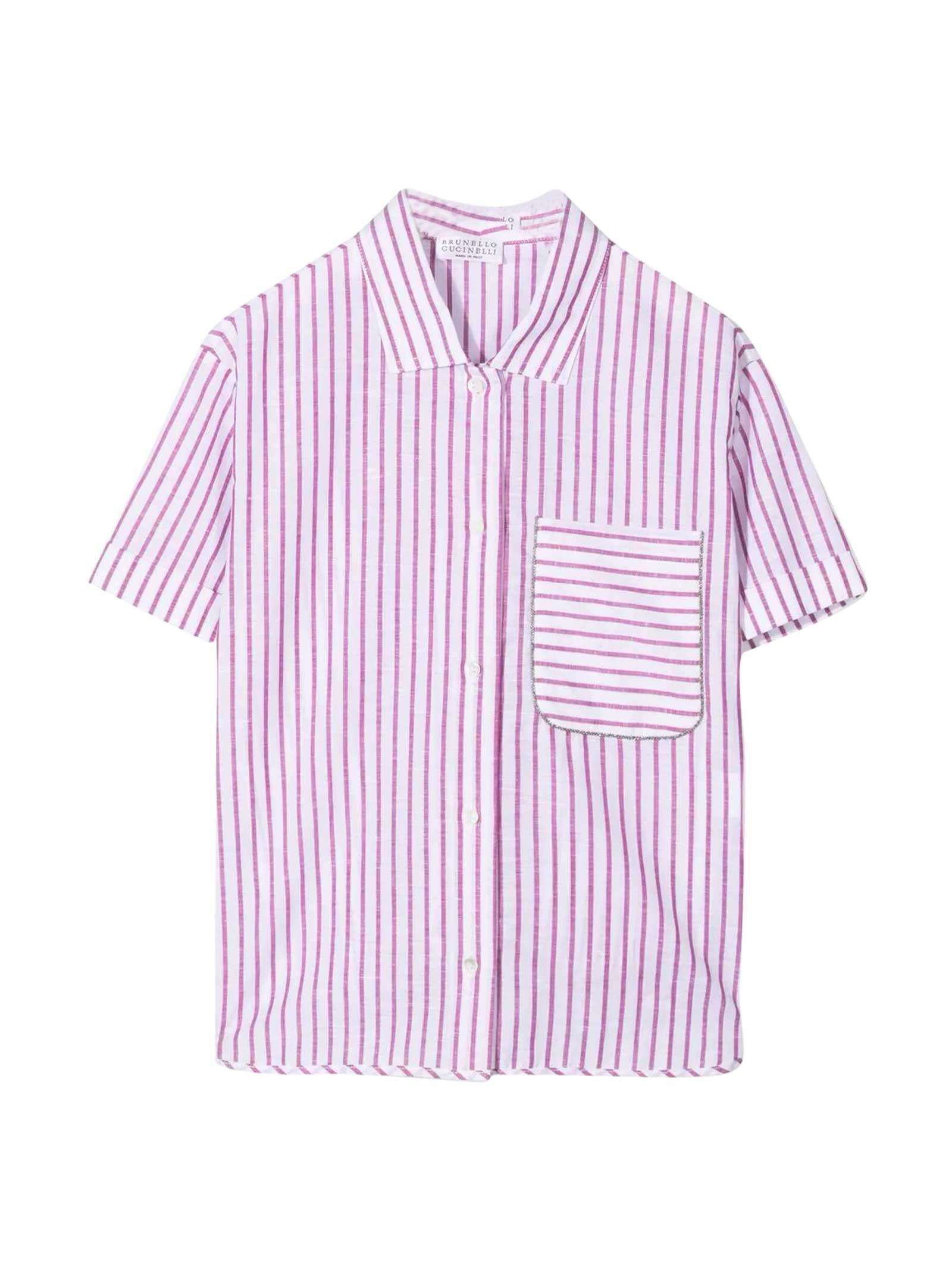 Brunello Cucinelli Short-sleeved Teen Shirt