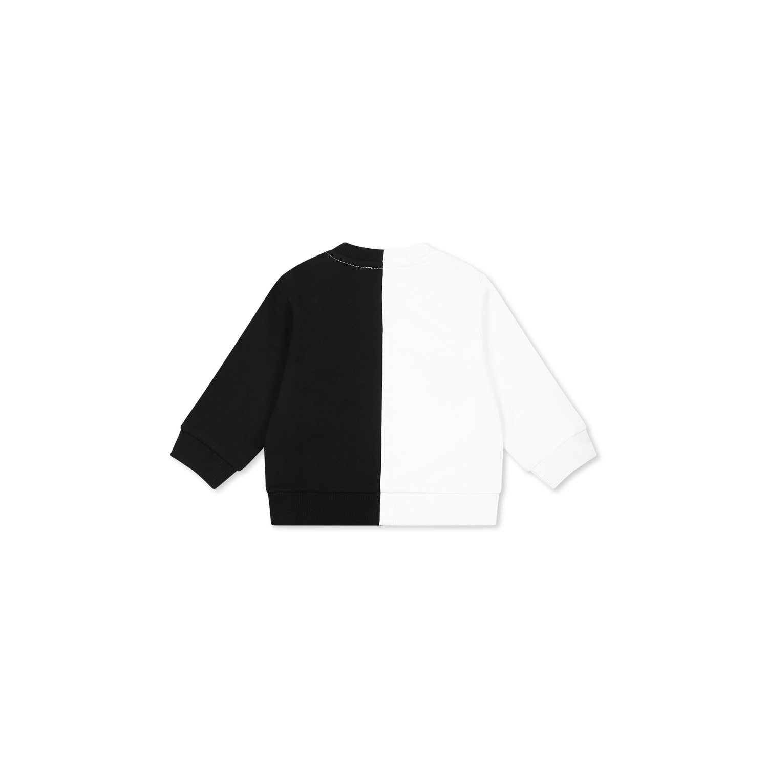 Shop Balmain Multicolor Sweatshirt For Babykids With Logo