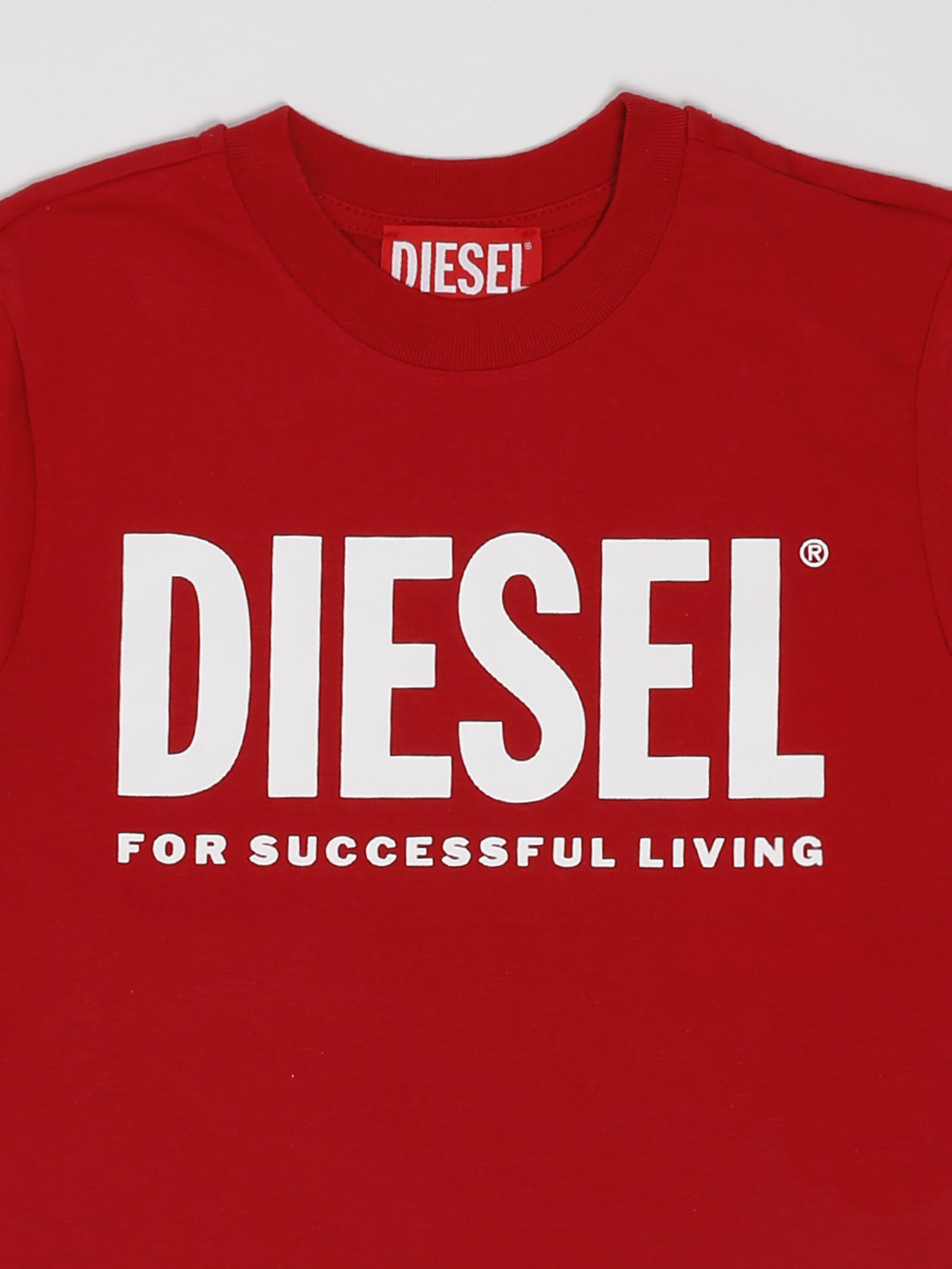 Shop Diesel T-shirt T-shirt In Rosso