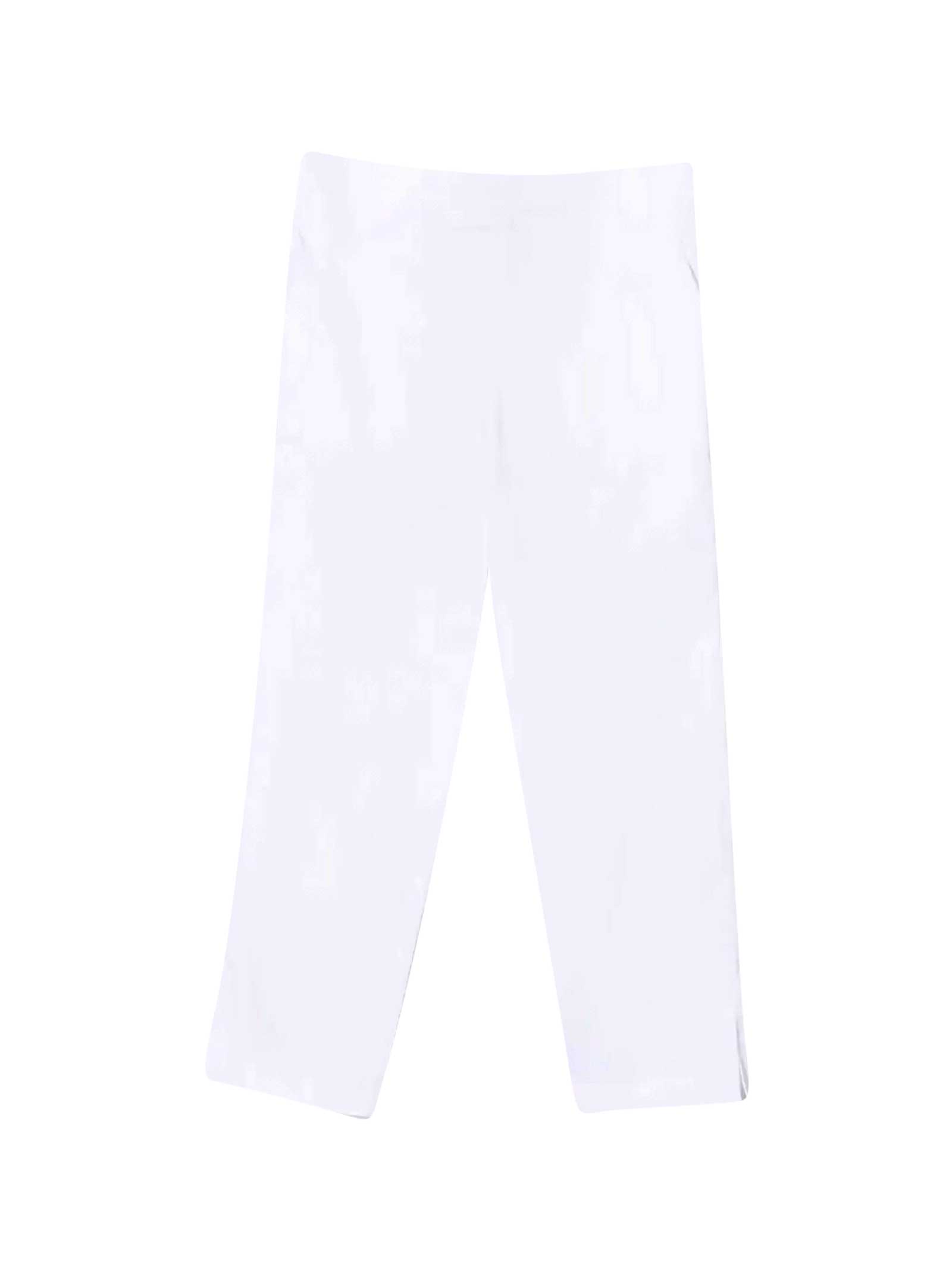 Ermanno Scervino Junior White Trousers