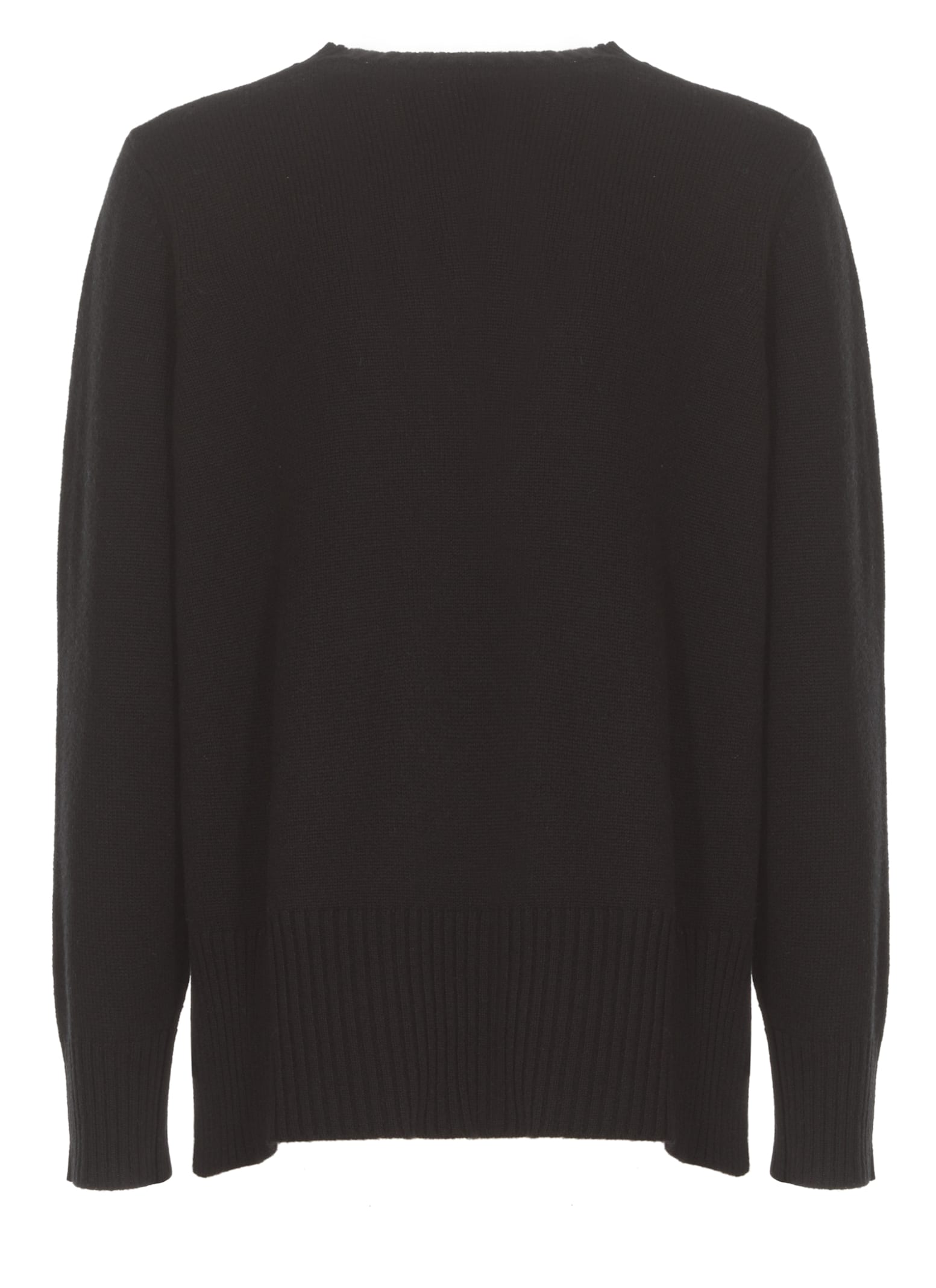 Shop Kangra Wool And Cashmere Sweater In Black