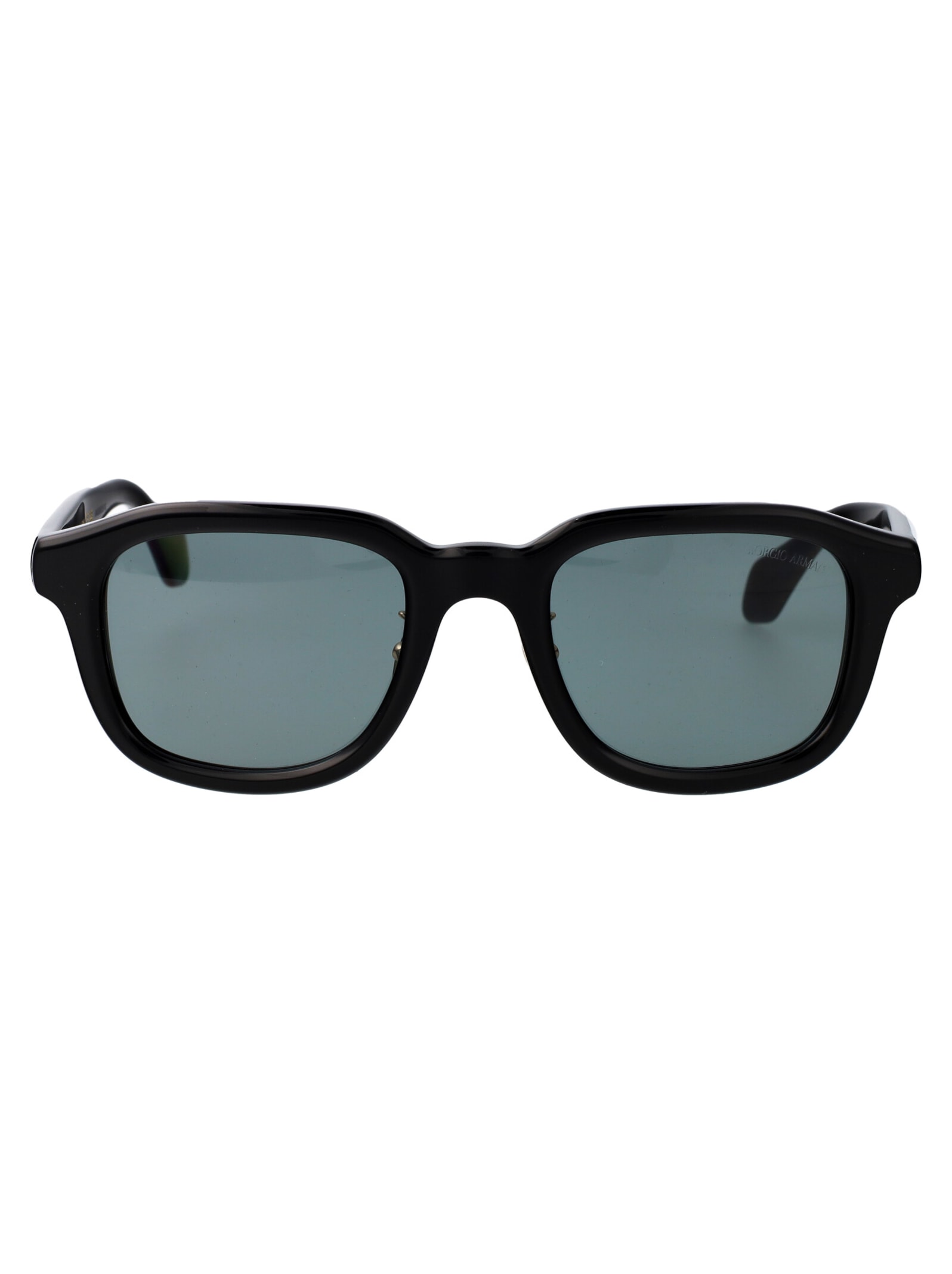 Shop Giorgio Armani 0ar8206 Sunglasses In 6060/1 Black