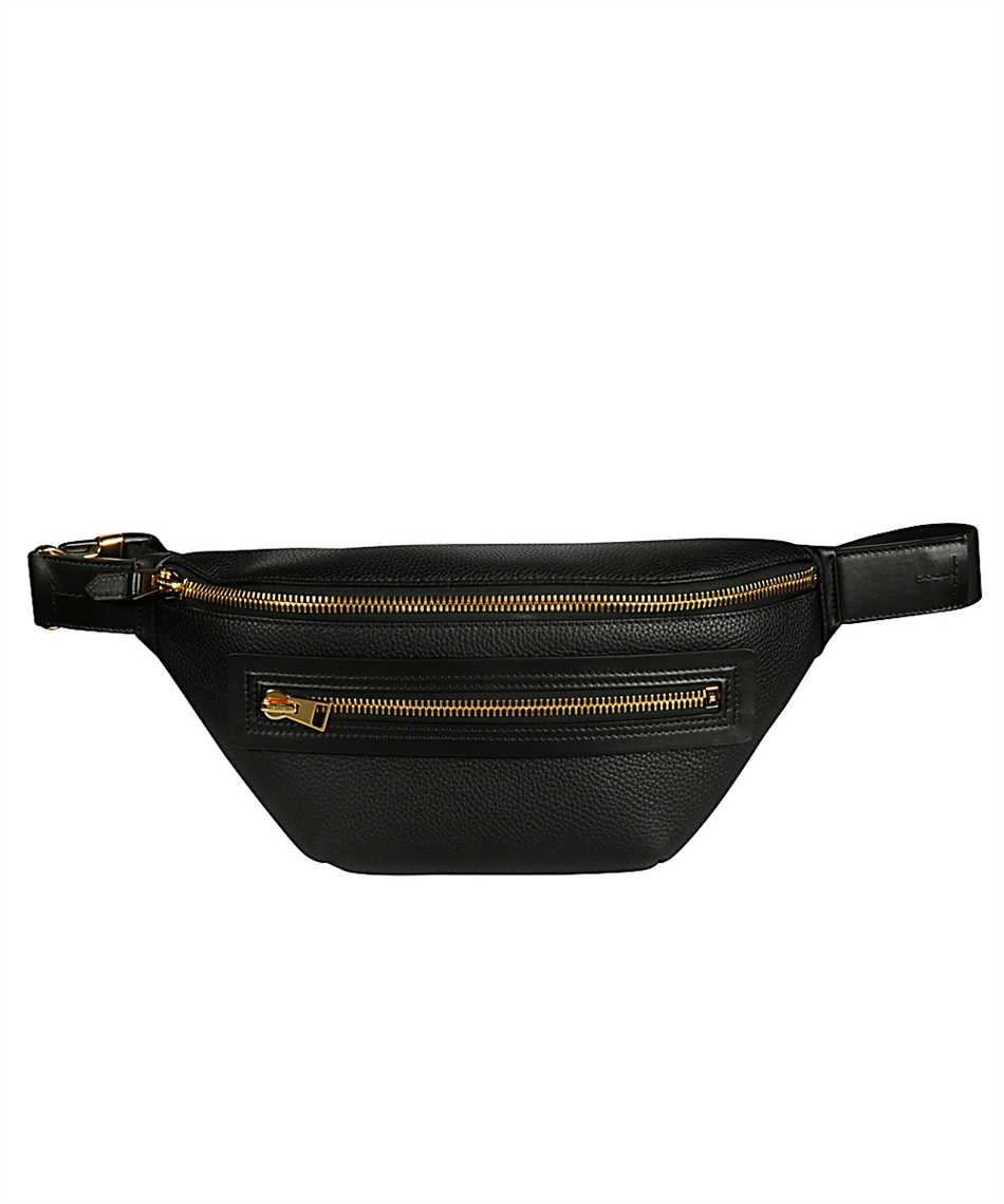 Tom Ford Buckley Leather Belt Bag In Black