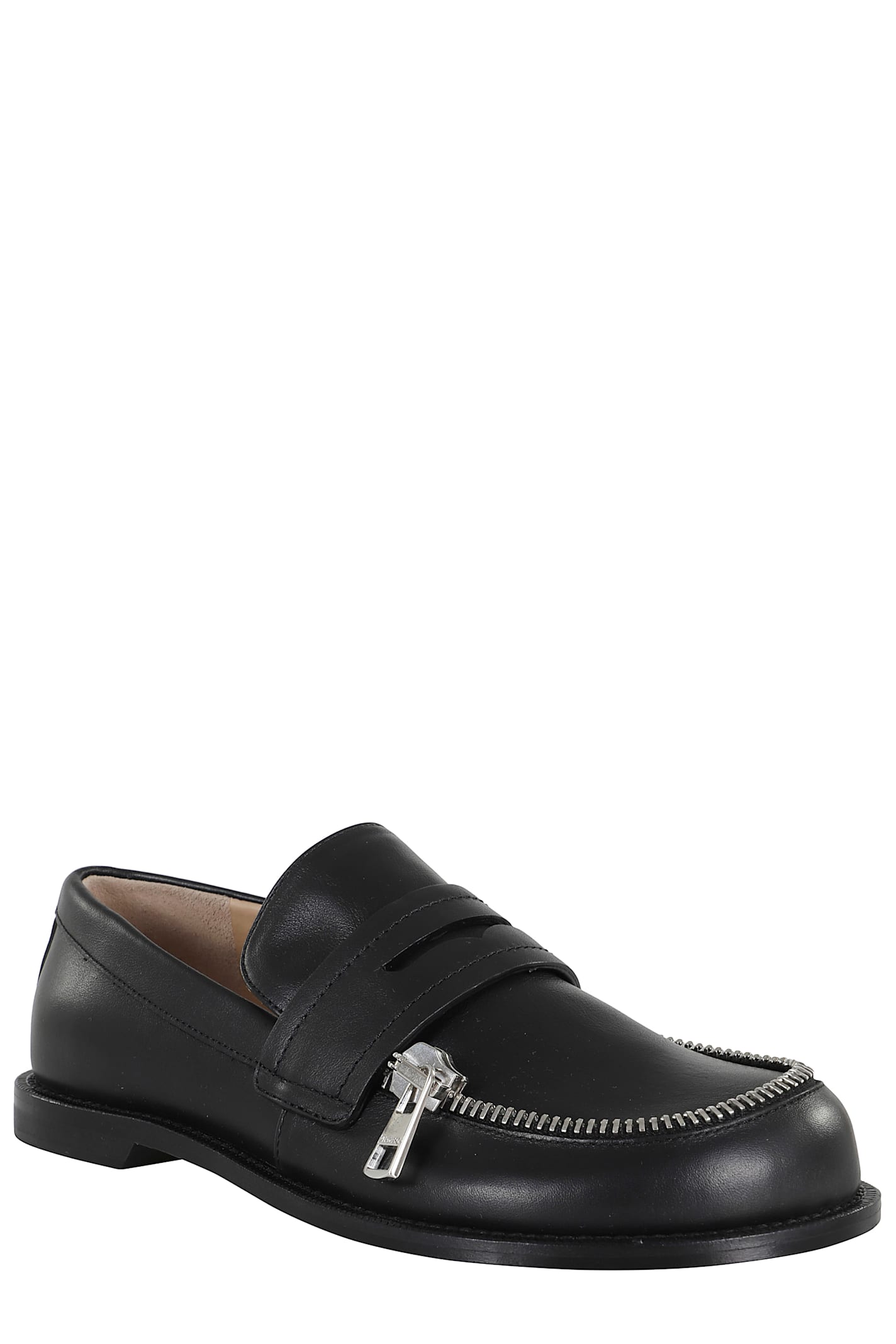 Jw Anderson Biker Loafer In Black