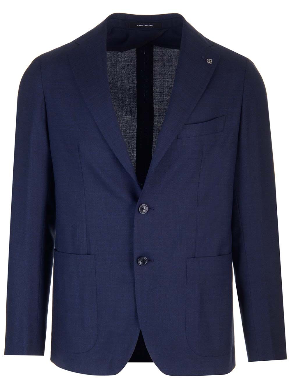 Shop Tagliatore Montecarlo Blazer In Blue