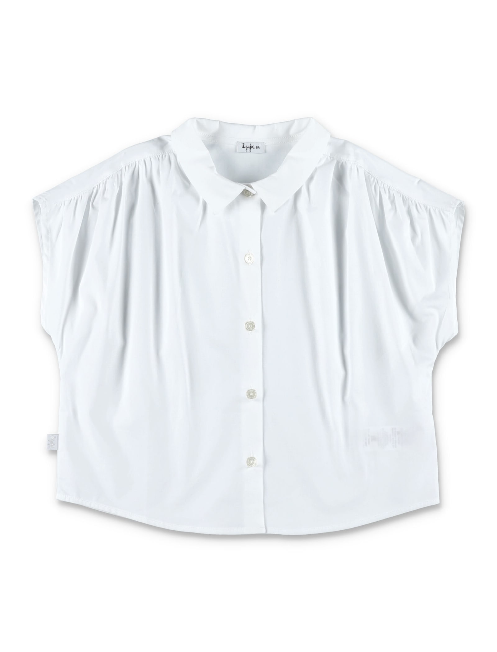 Shop Il Gufo Sleeveless Shirt In White