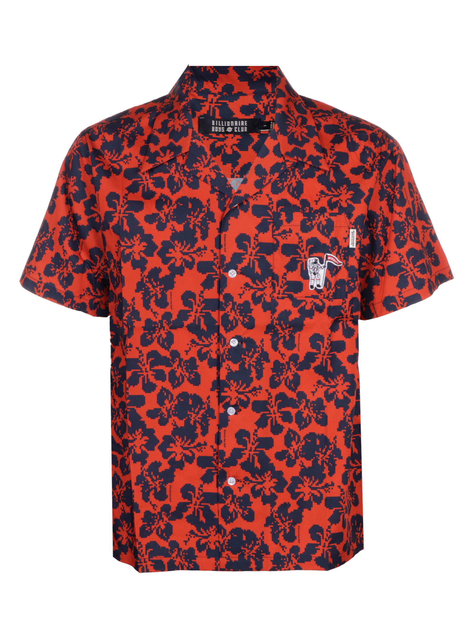 BILLIONAIRE BOYS CLUB HIBISCUS CAMO S/S BOWLING SHIRT