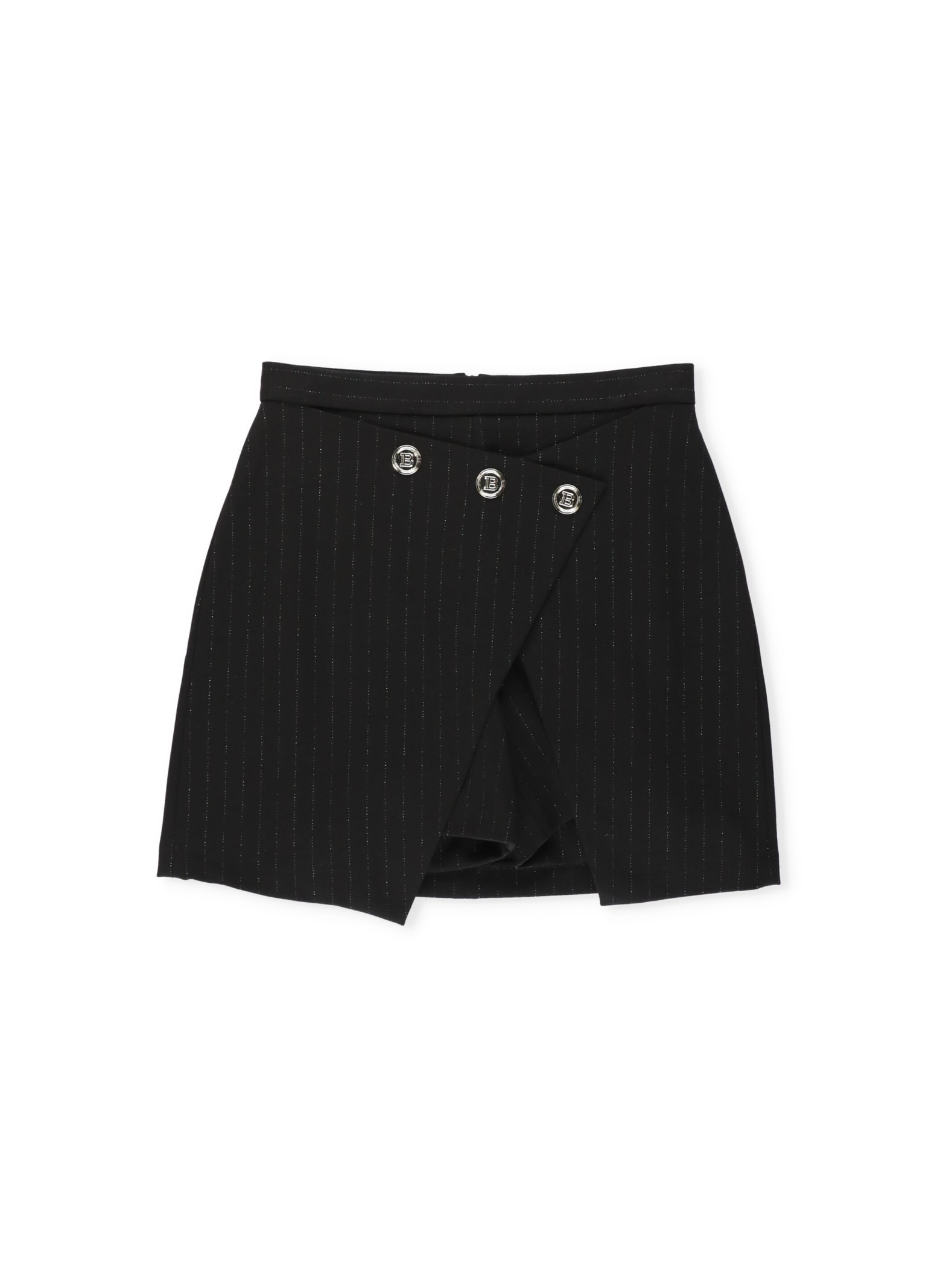 Balmain Pinstripe Skirt
