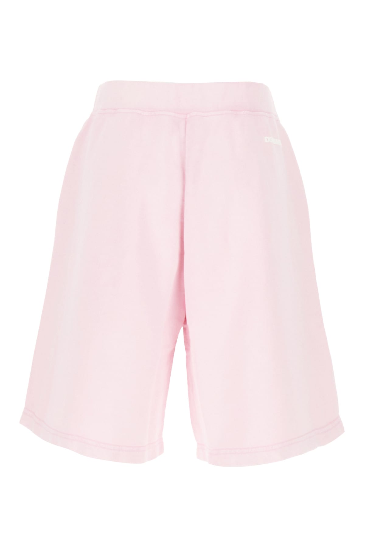 Shop Dsquared2 Pink Cotton Bermuda Shorts In 396