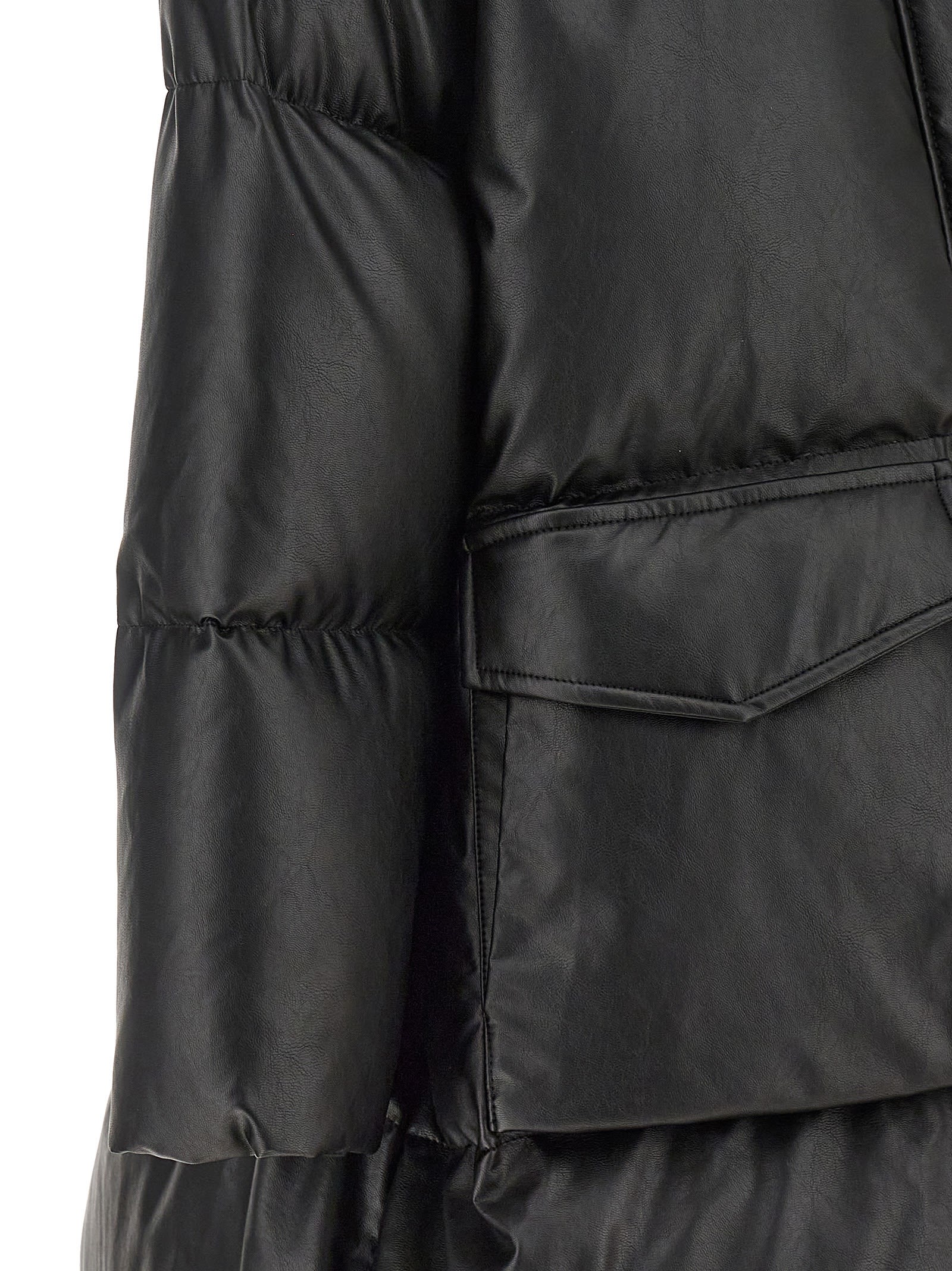 MM6 MAISON MARGIELA ECO LEATHER JACKET 