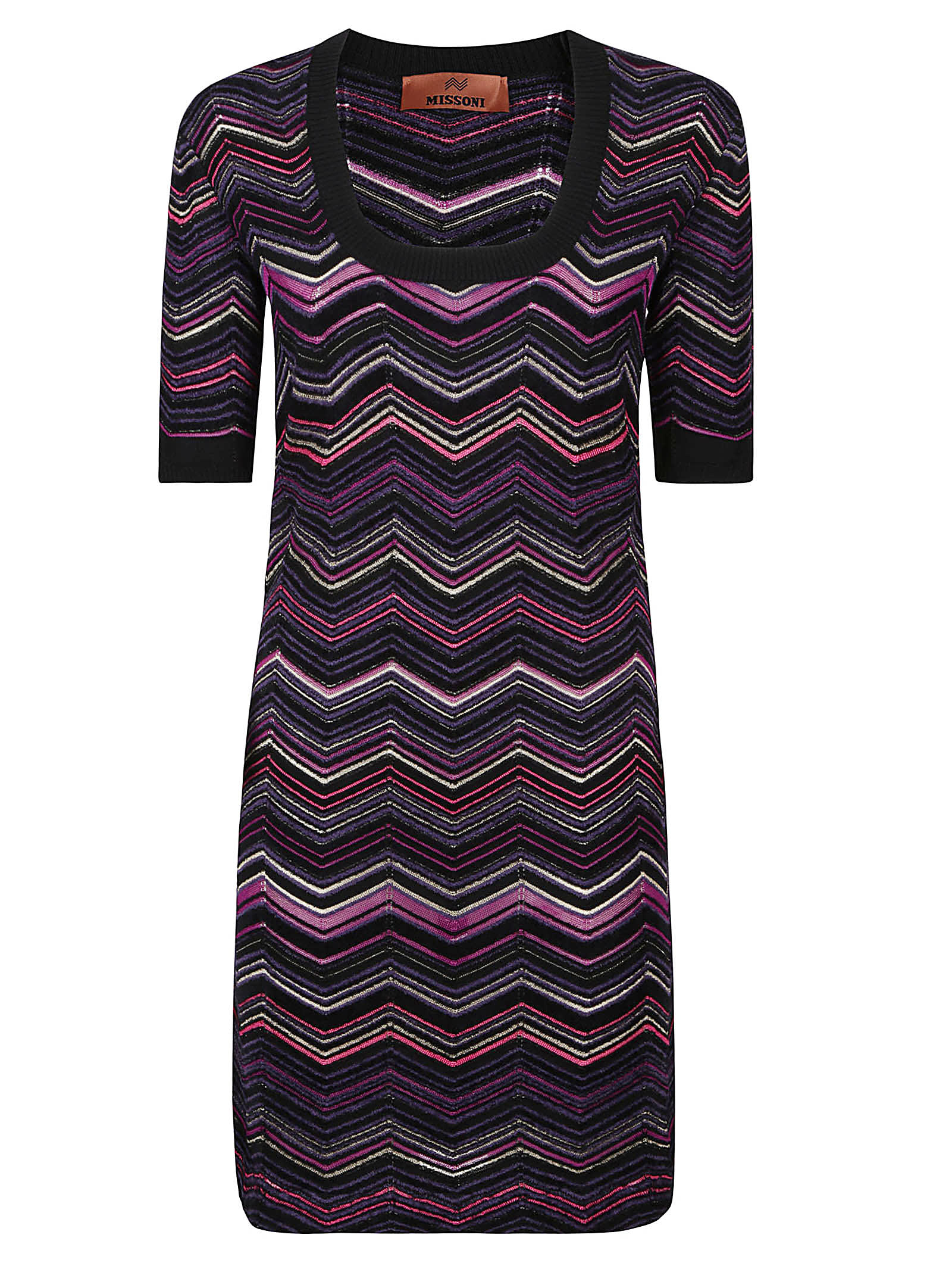 Missoni sequin-embellished Striped ribbed-knit Dress - Farfetch