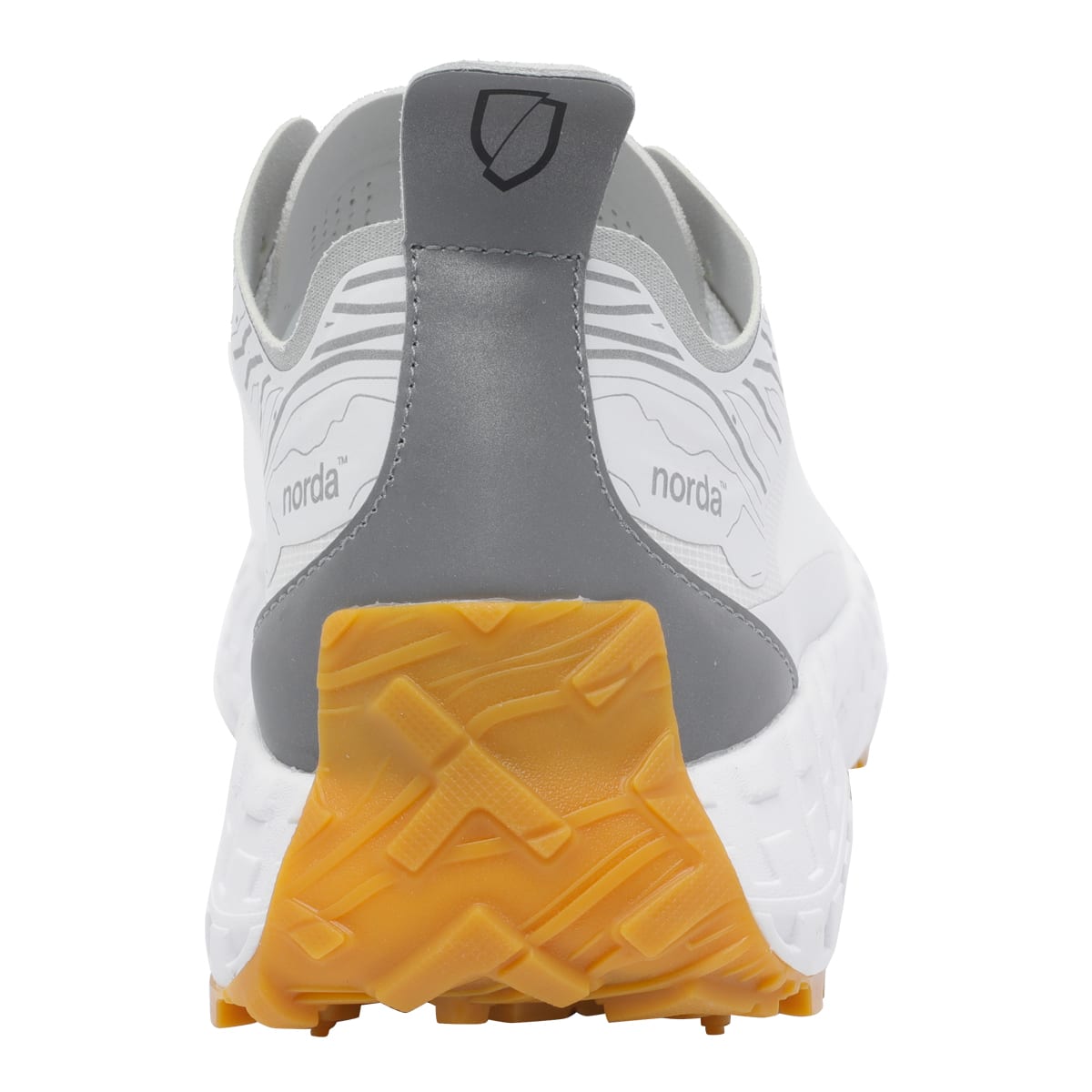 Norda Arnitel White Trail Running Sneaker In Animal Print