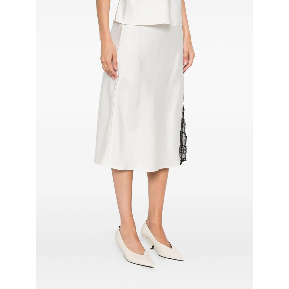 Calvin Klein Midi Skirt In Black