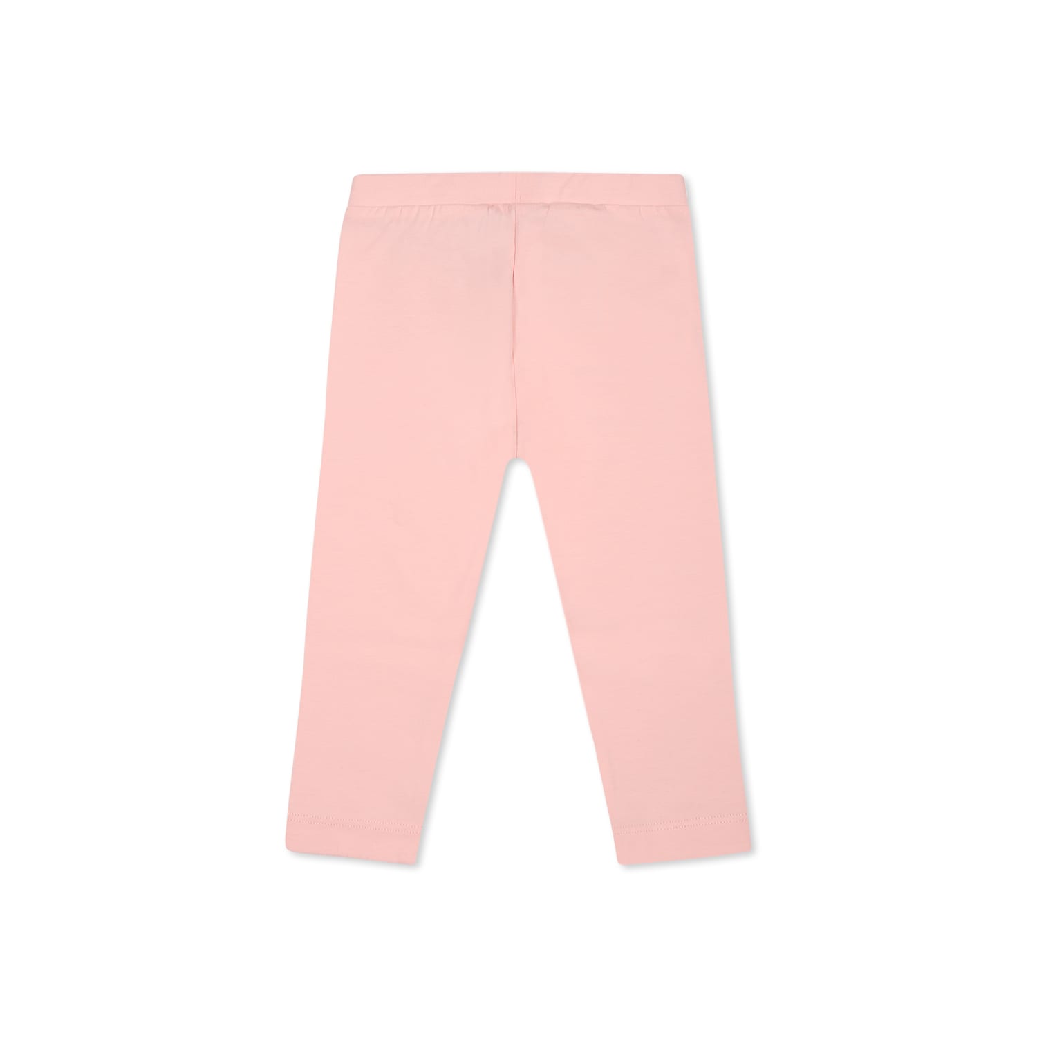 Moschino Pink Legging For Baby Girl With Teddy Bear In Pink