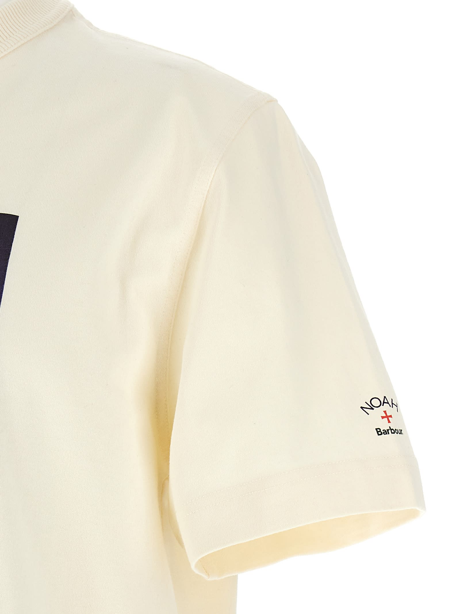 BARBOUR BARBOUR X NOAH ARCHIVE CON CIGNO T-SHIRT