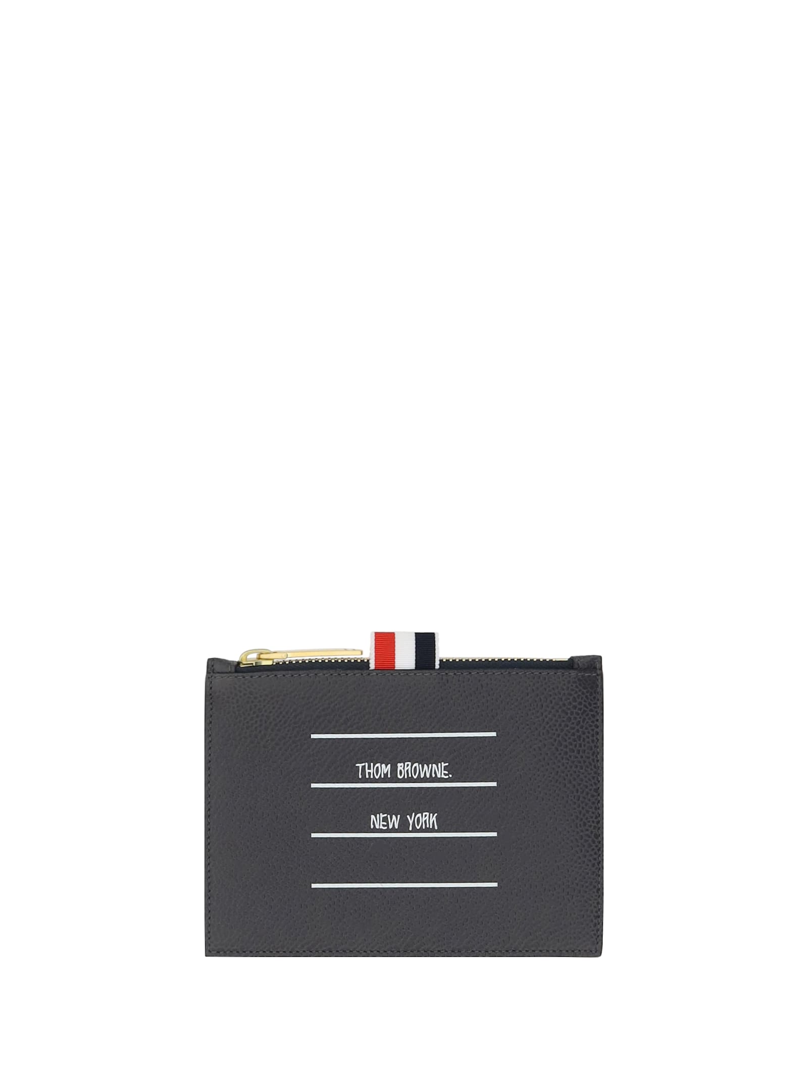 Shop Thom Browne Paper Label Card Holder In 015