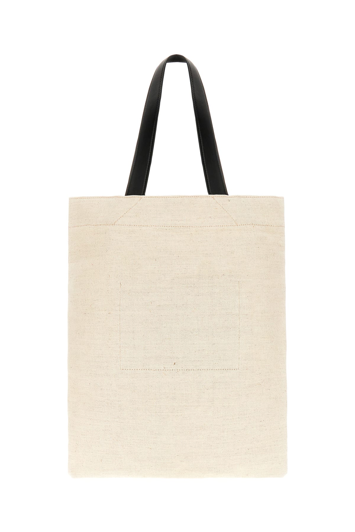 Shop Jil Sander Sand Canvas Shopping Bag In 280