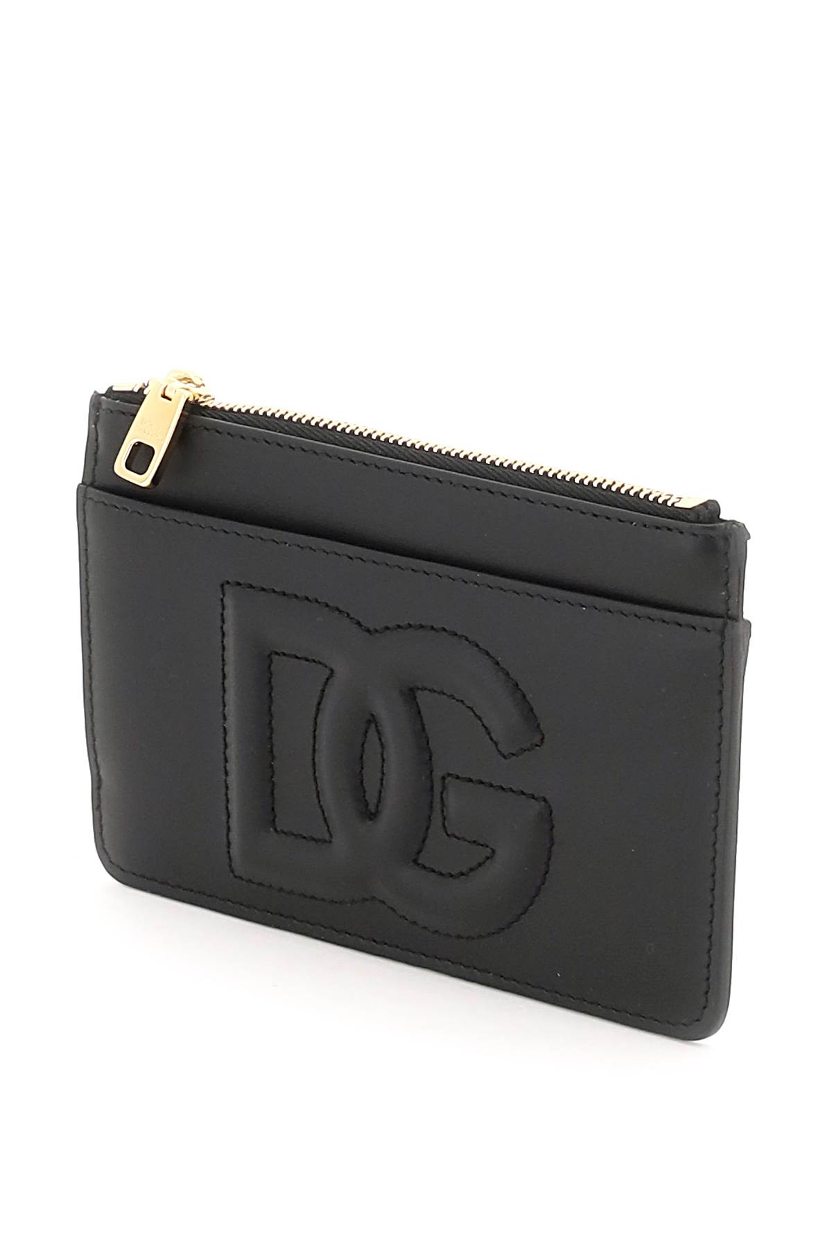 Shop Dolce & Gabbana Logoed Cardholder In Nero (black)