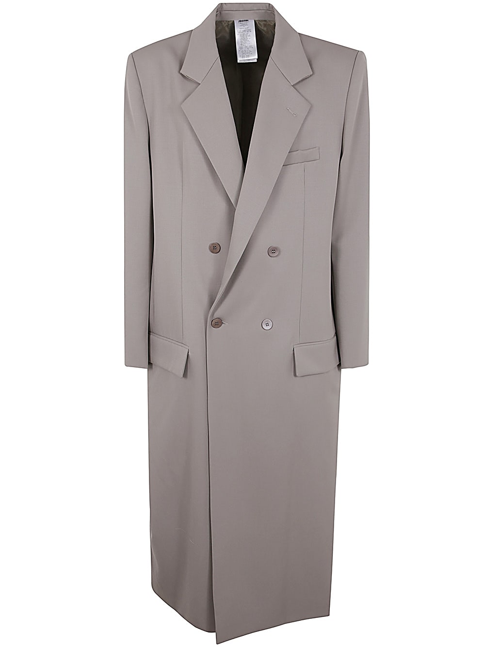 Shop Magliano Dottore Coat In Cream