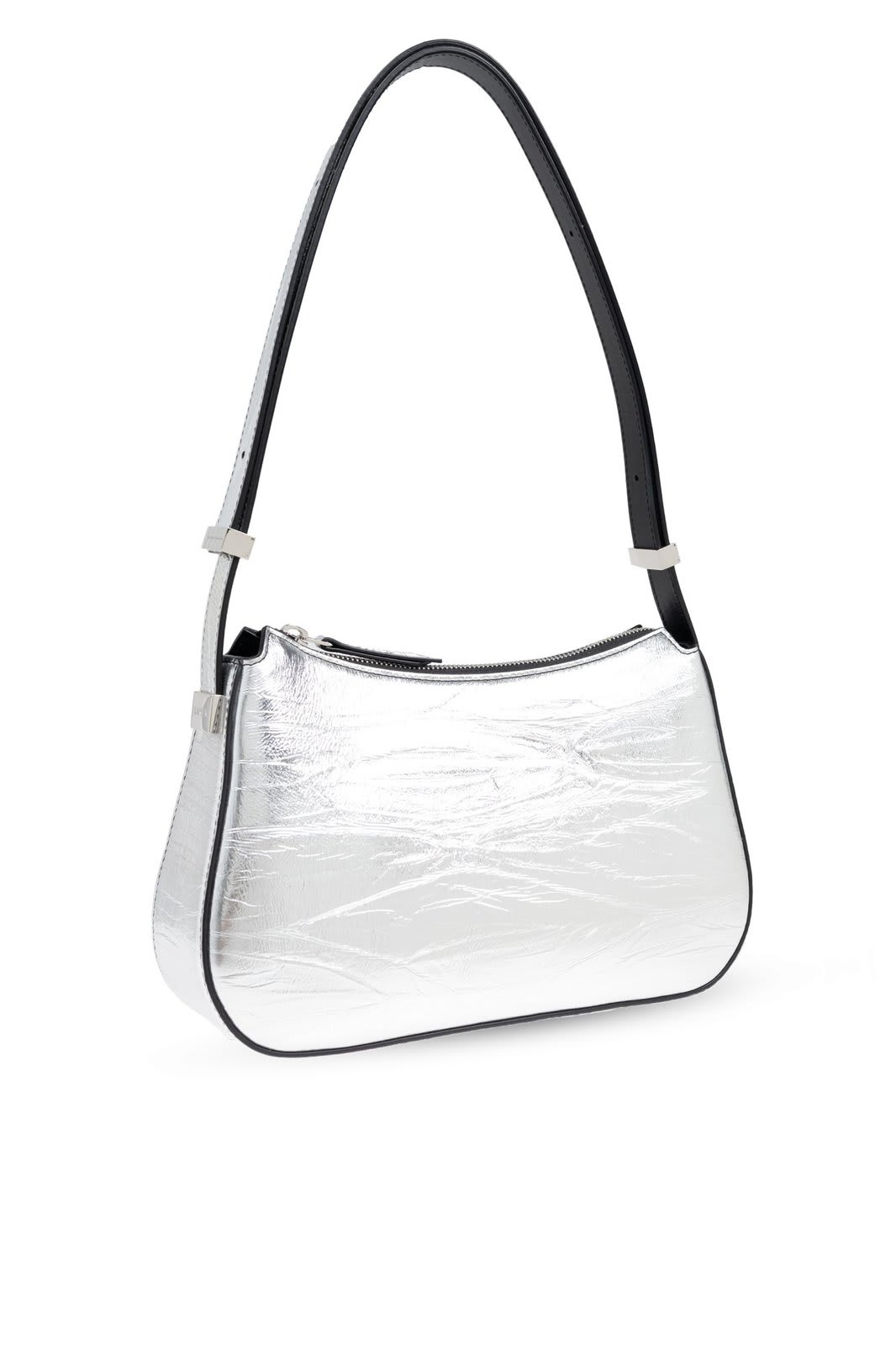 Lanvin Concerto Mettalic-effect Shoulder Bag In Argent