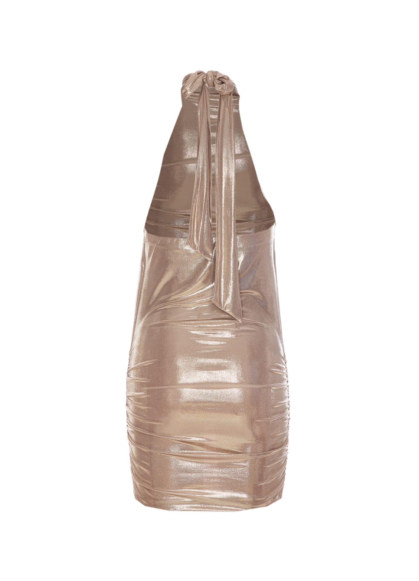 Aniye By Dora Collar Dress In Golden
