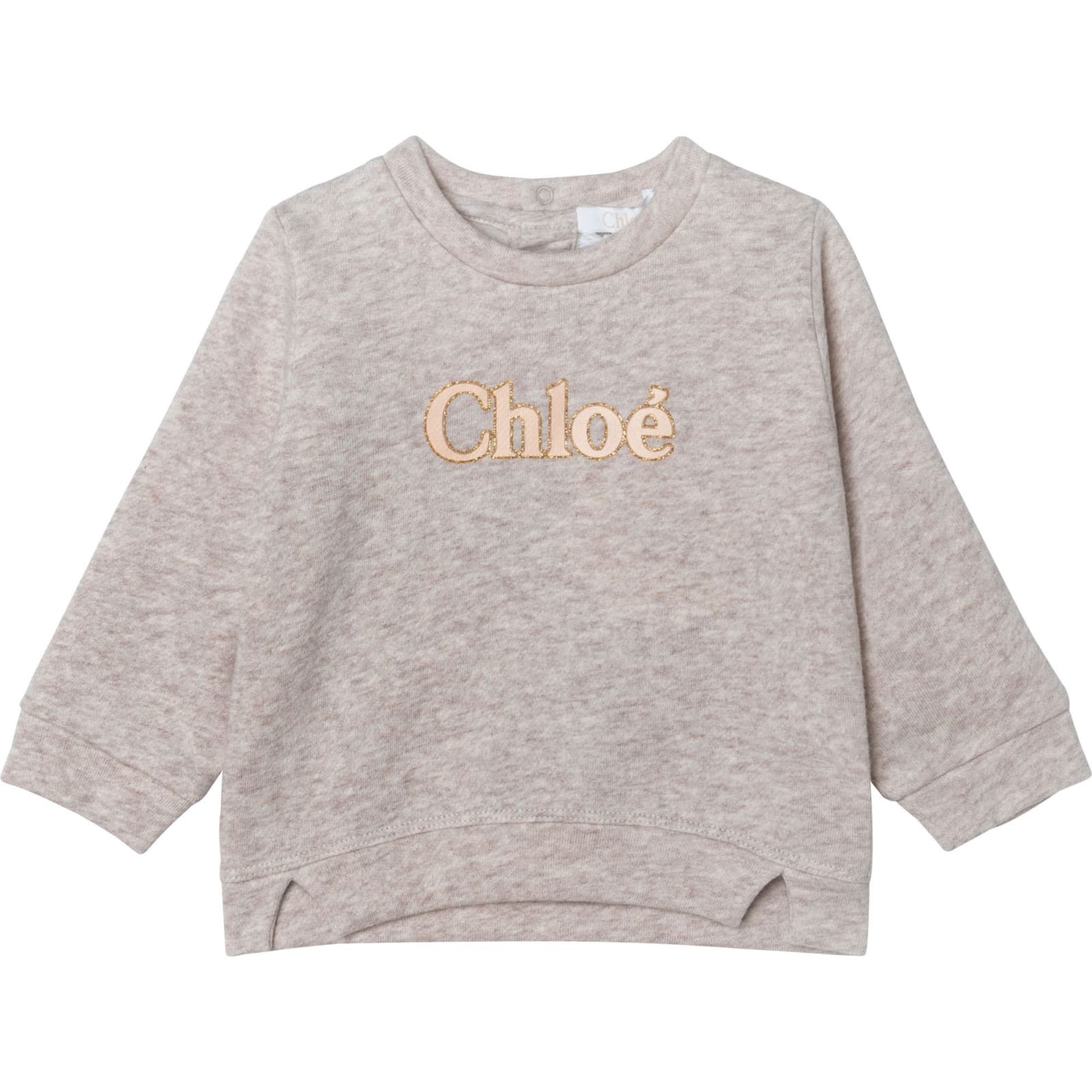 Chloé Sweater With Glitter Logo
