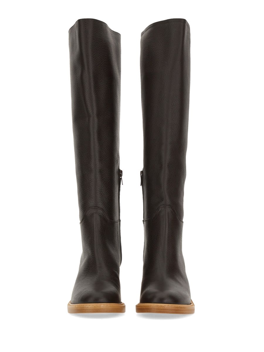 Shop Roberto Festa Leather Boot In Brown