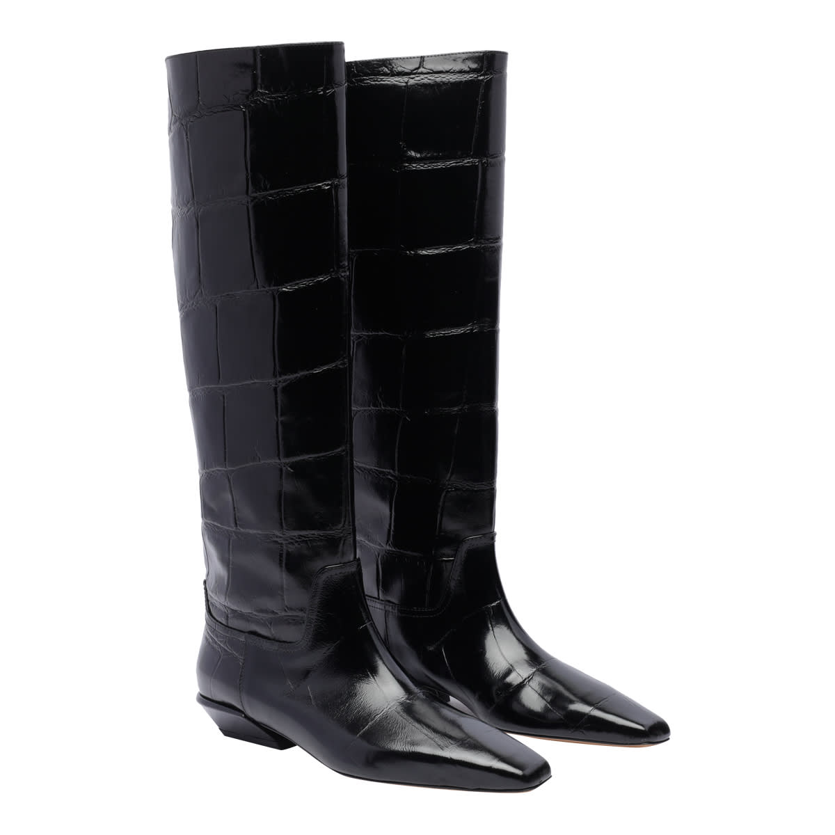 Shop Paris Texas Bettina Boots In Black