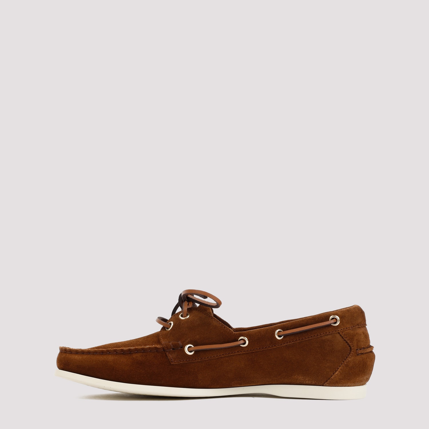 Shop Tom Ford Robin Suede Loafers In Tobacco + Cream