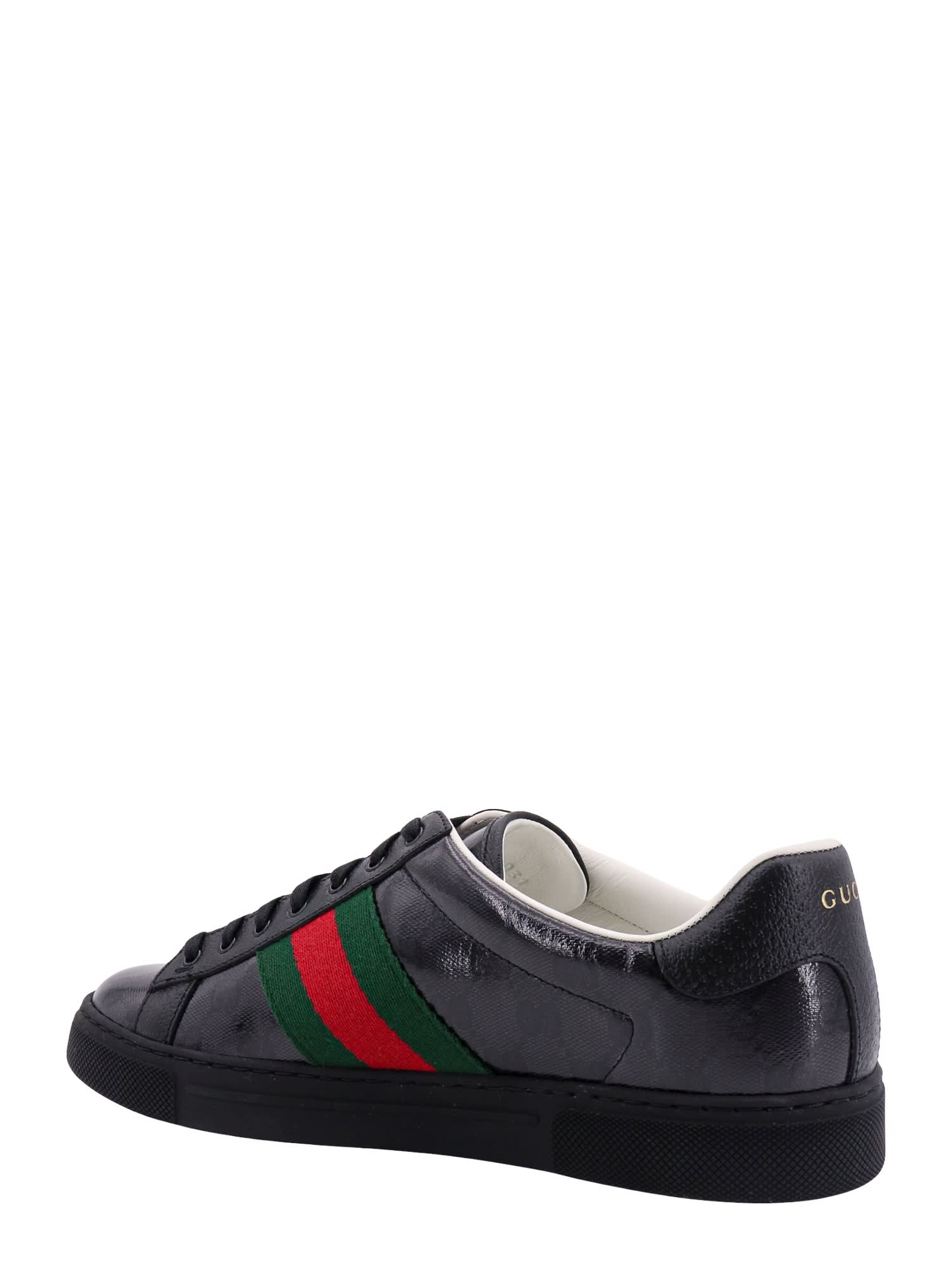 Shop Gucci Ace Sneakers In Black