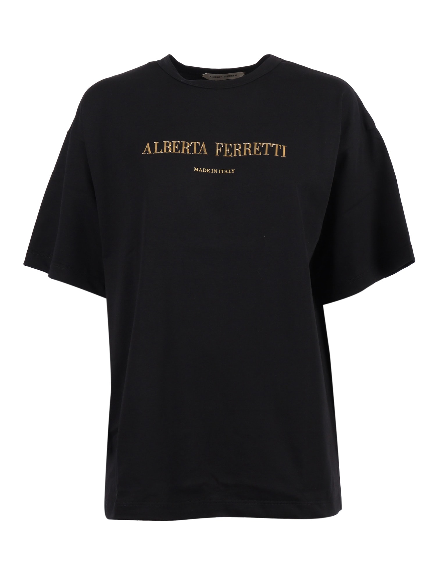 Alberta Ferretti T-shirt In Black