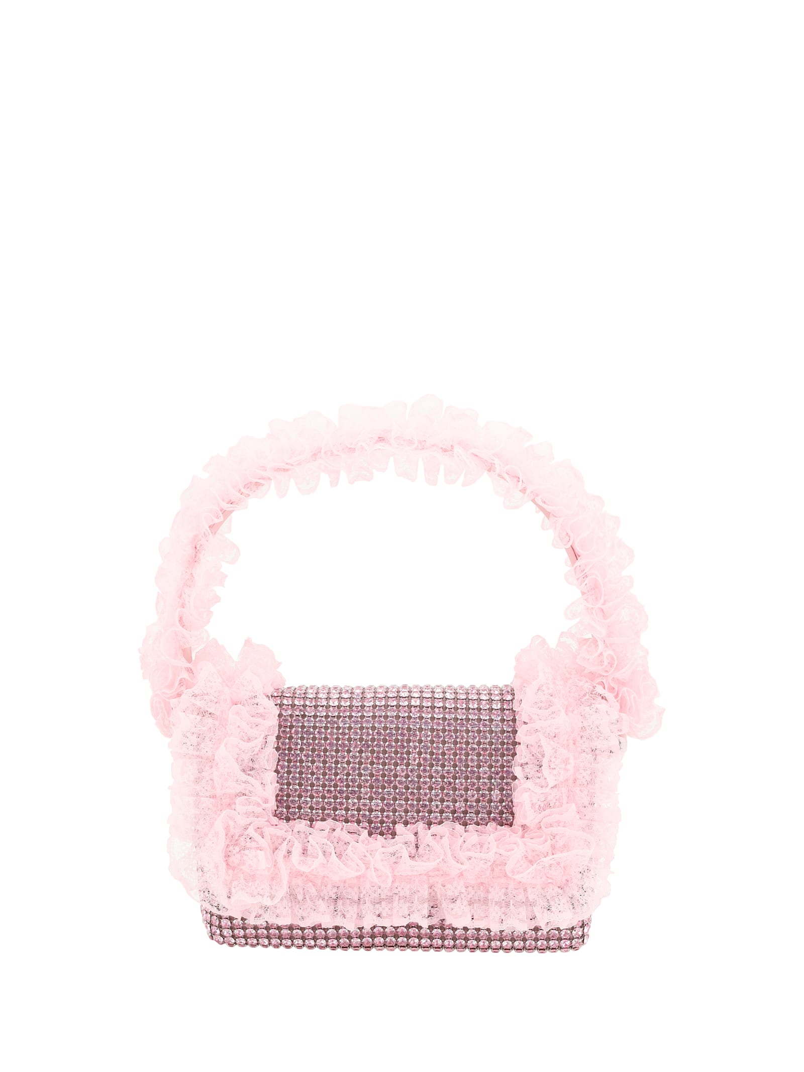 Crystal Lace Shoulder Bag