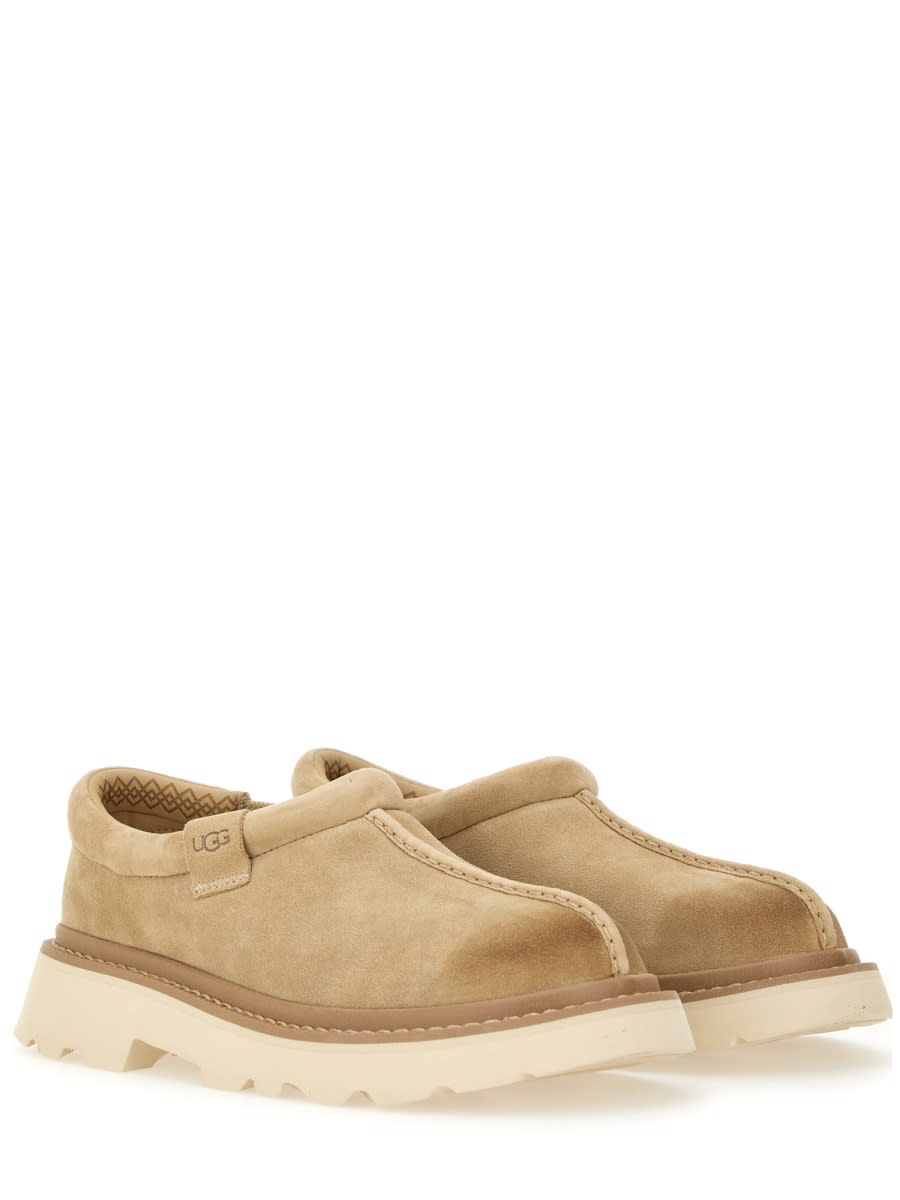 Ugg Suede Lace-up Chunky Sole Shoes In Brown