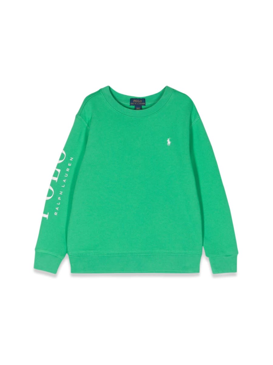 Ralph Lauren Kids' Ls Cn-knitshirts-sweatshirts In Green