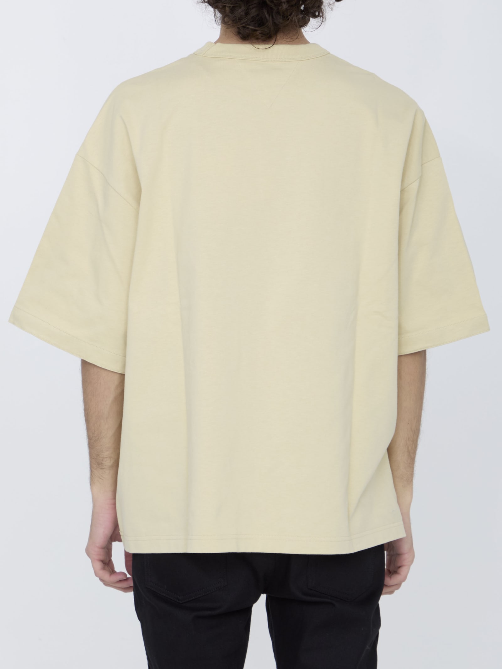 Shop Bottega Veneta Cotton T-shirt In Military Green