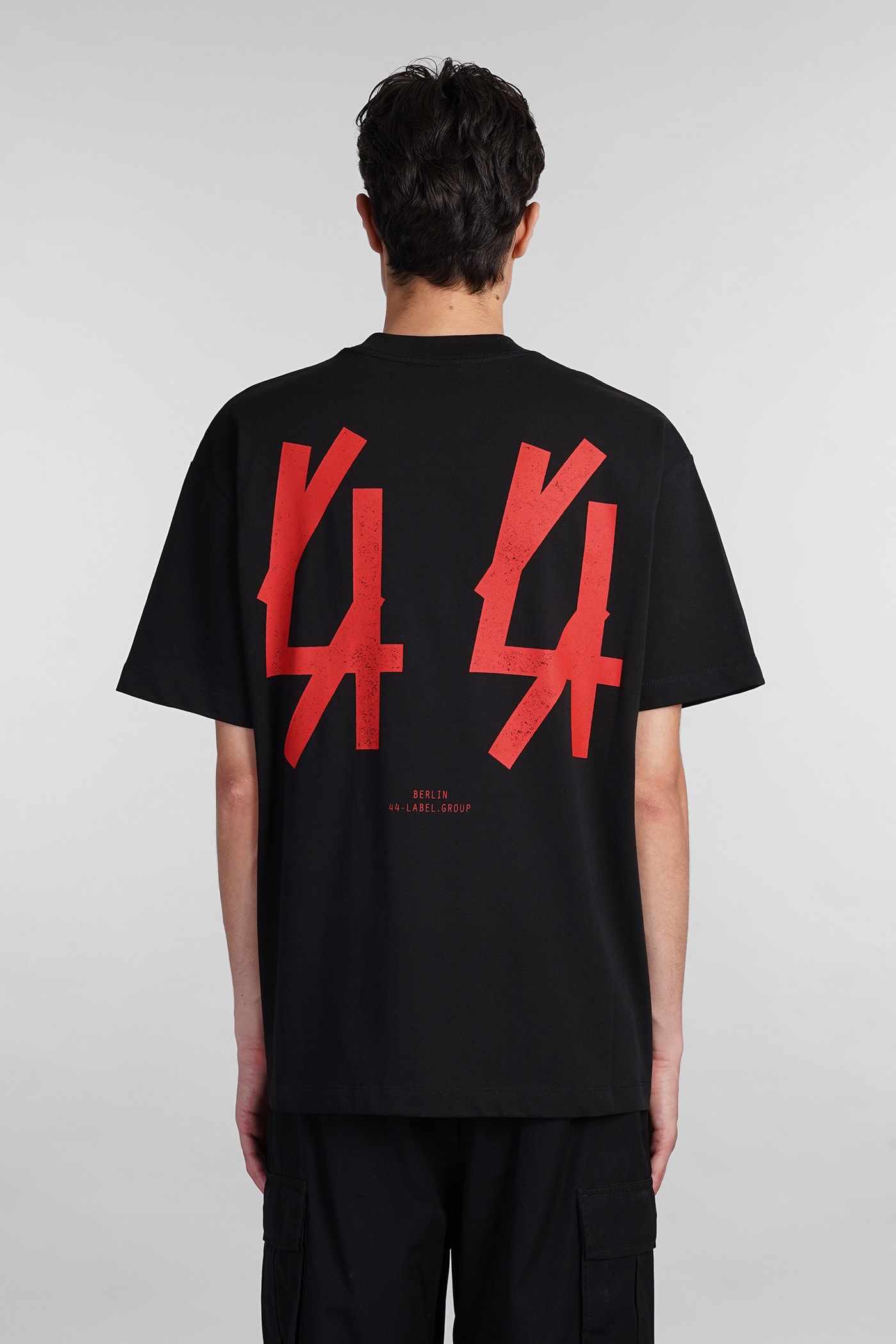 Shop 44 Label Group T-shirt In Black Cotton