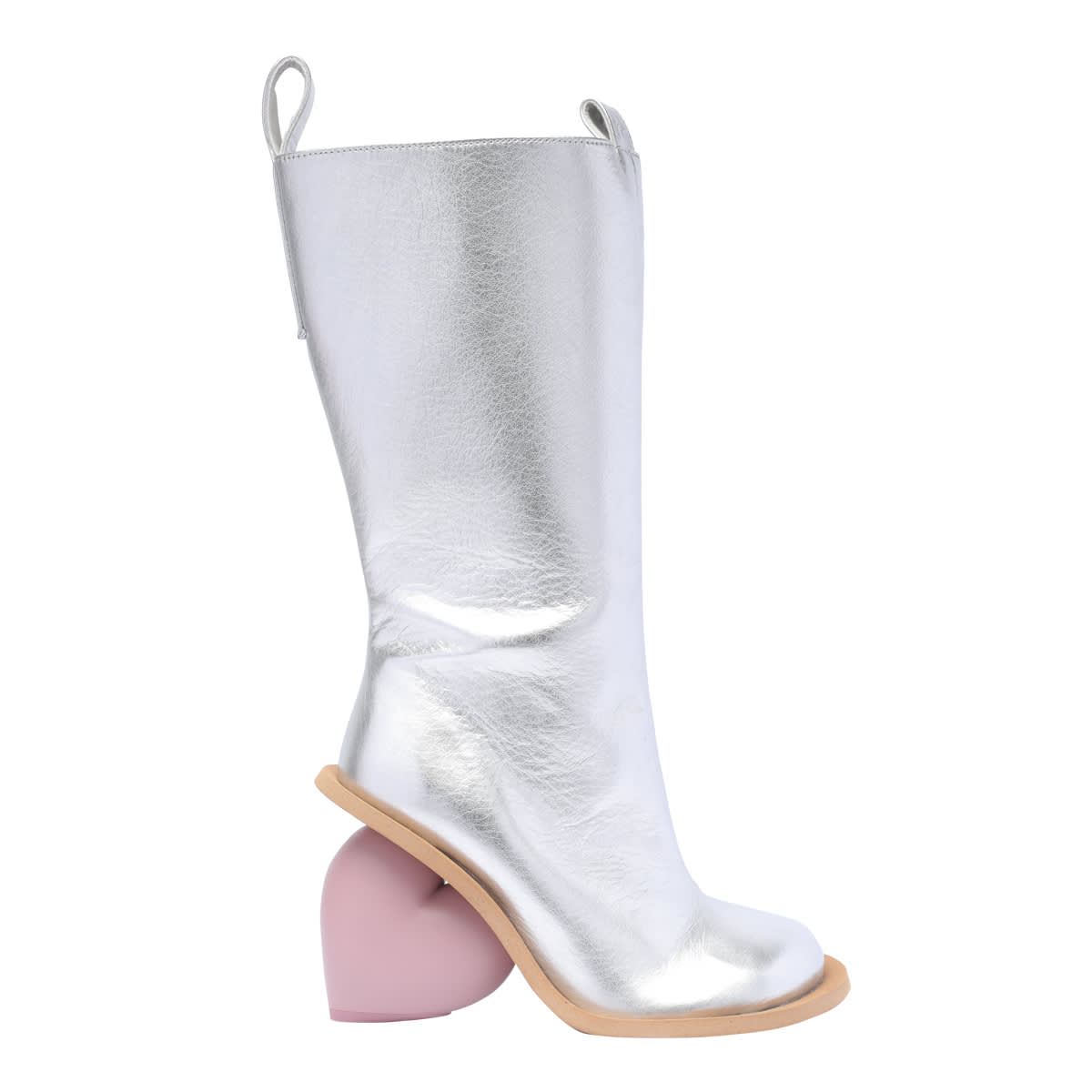 Shop Yume Yume Love Boots In Silver